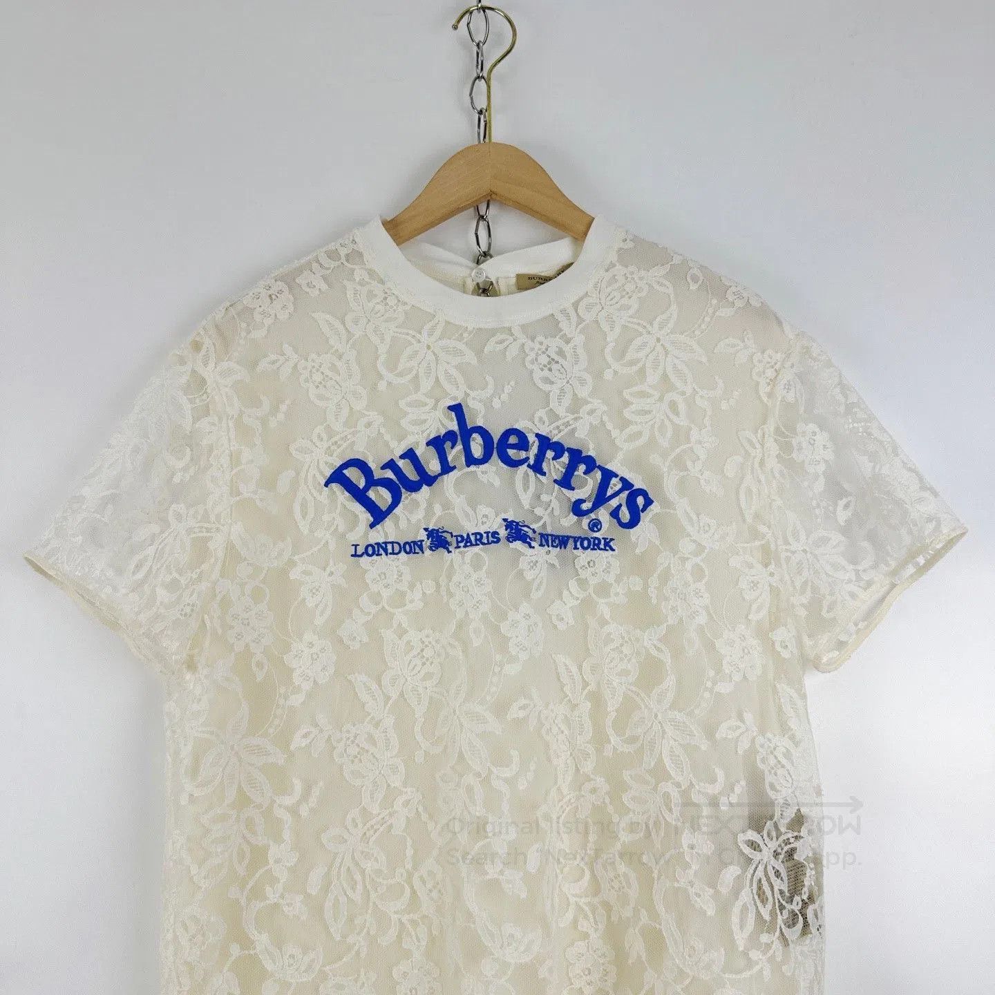 Burberry Burberry Lace Silk Logo Two-Piece Dress. Size XS / US 0-2 / IT 36-38 - 3 Thumbnail
