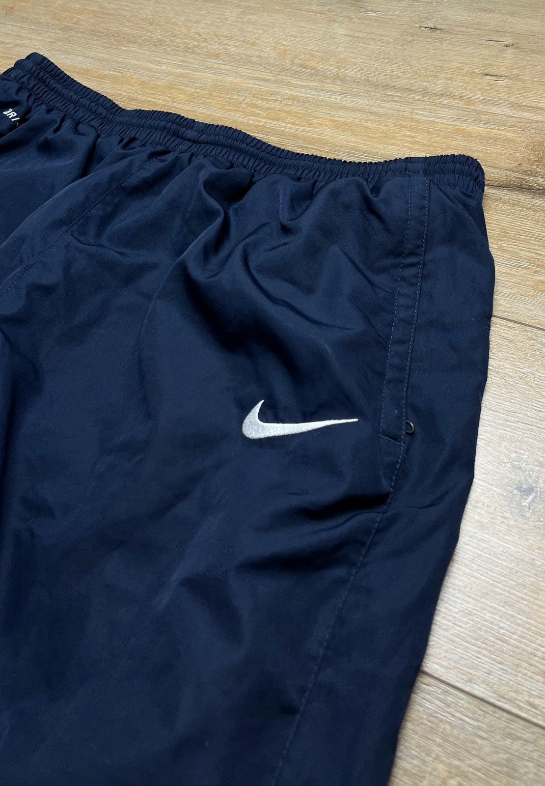 Nike Vintage Nike Nylon Swoosh Baggy Track Pants 00s Size US 36 / EU 52 - 3 Thumbnail