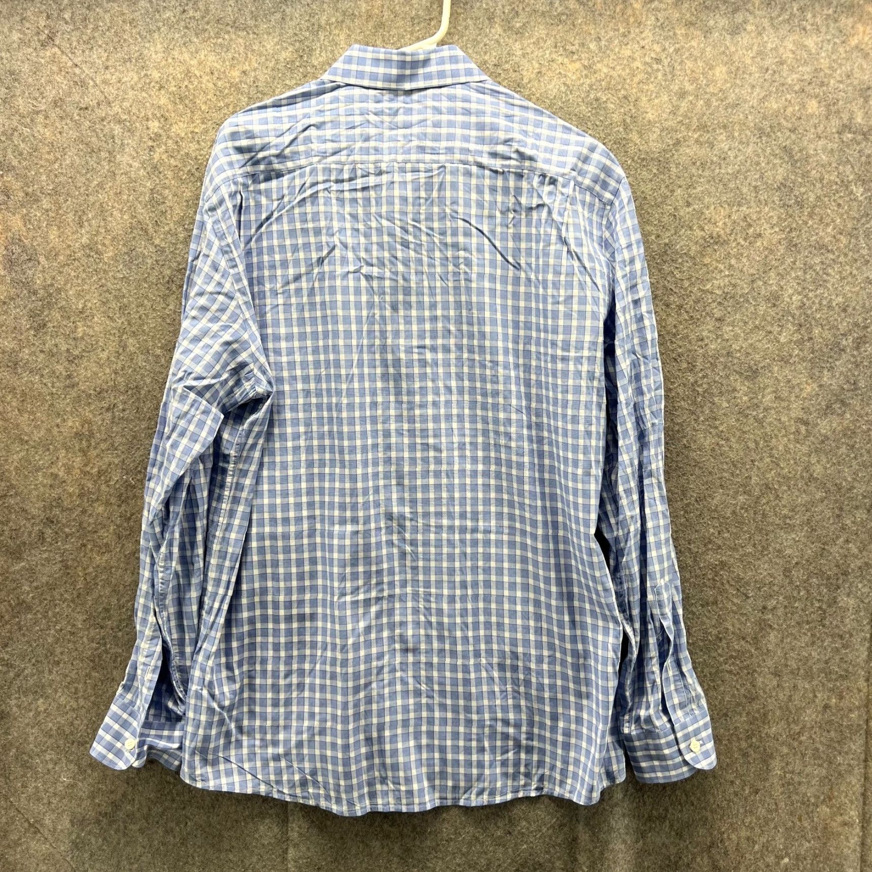 Ermenegildo Zegna VINTAGE Ermenegildo Zegna Shirt Large Blue White Striped Button Down Cento Quaranta Collared Button-Up Mens Regular Size US L / EU 52-54 / 3 - 4 Thumbnail