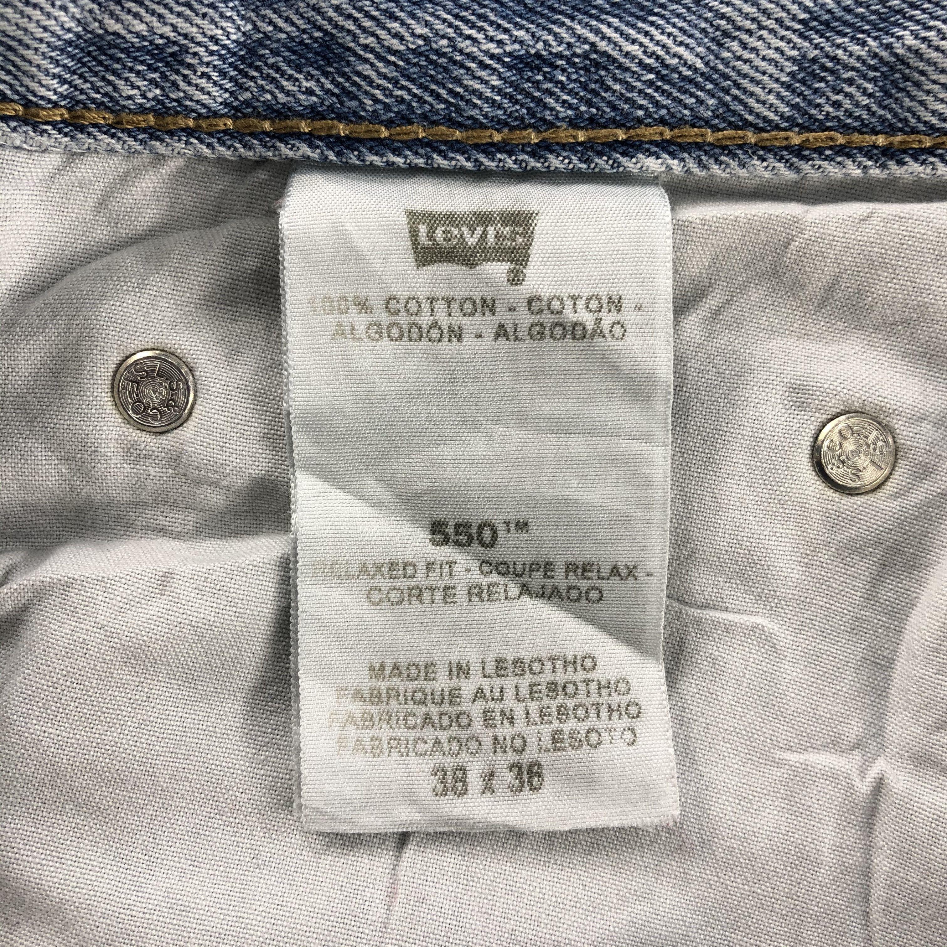 Levi's Light Wash Vintage Levis 550 Jeans-J1151 Size US 38 / EU 54 - 11 Thumbnail