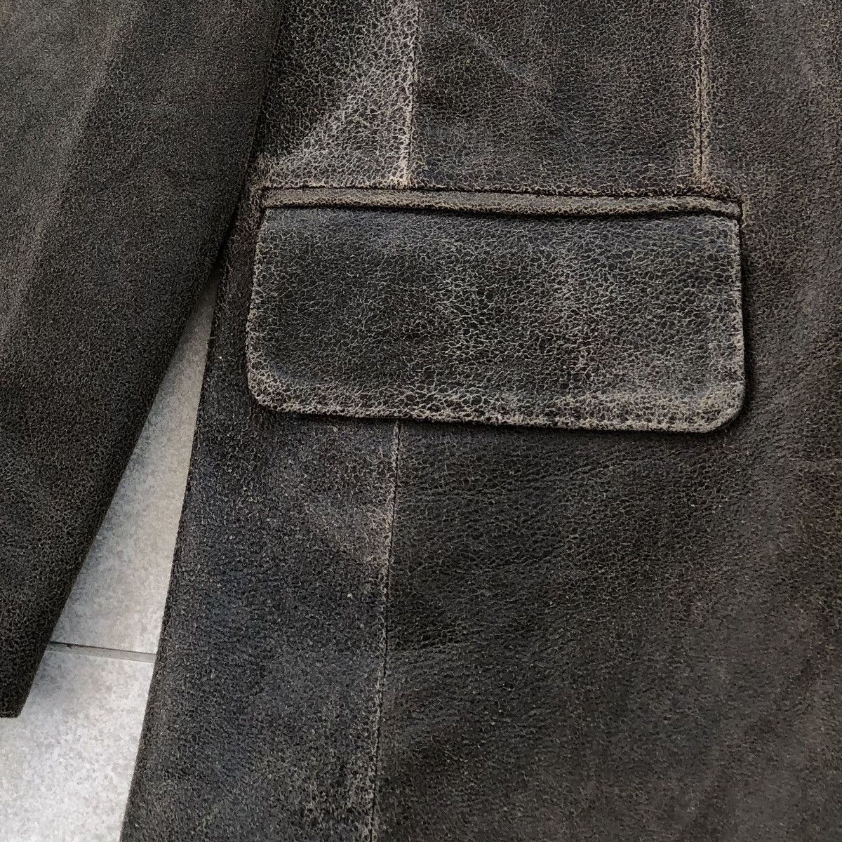 Valentino Vintage Dan Valentino Paris Leather Coat / Jacket Size US XXL / EU 58 / 5 - 5 Thumbnail
