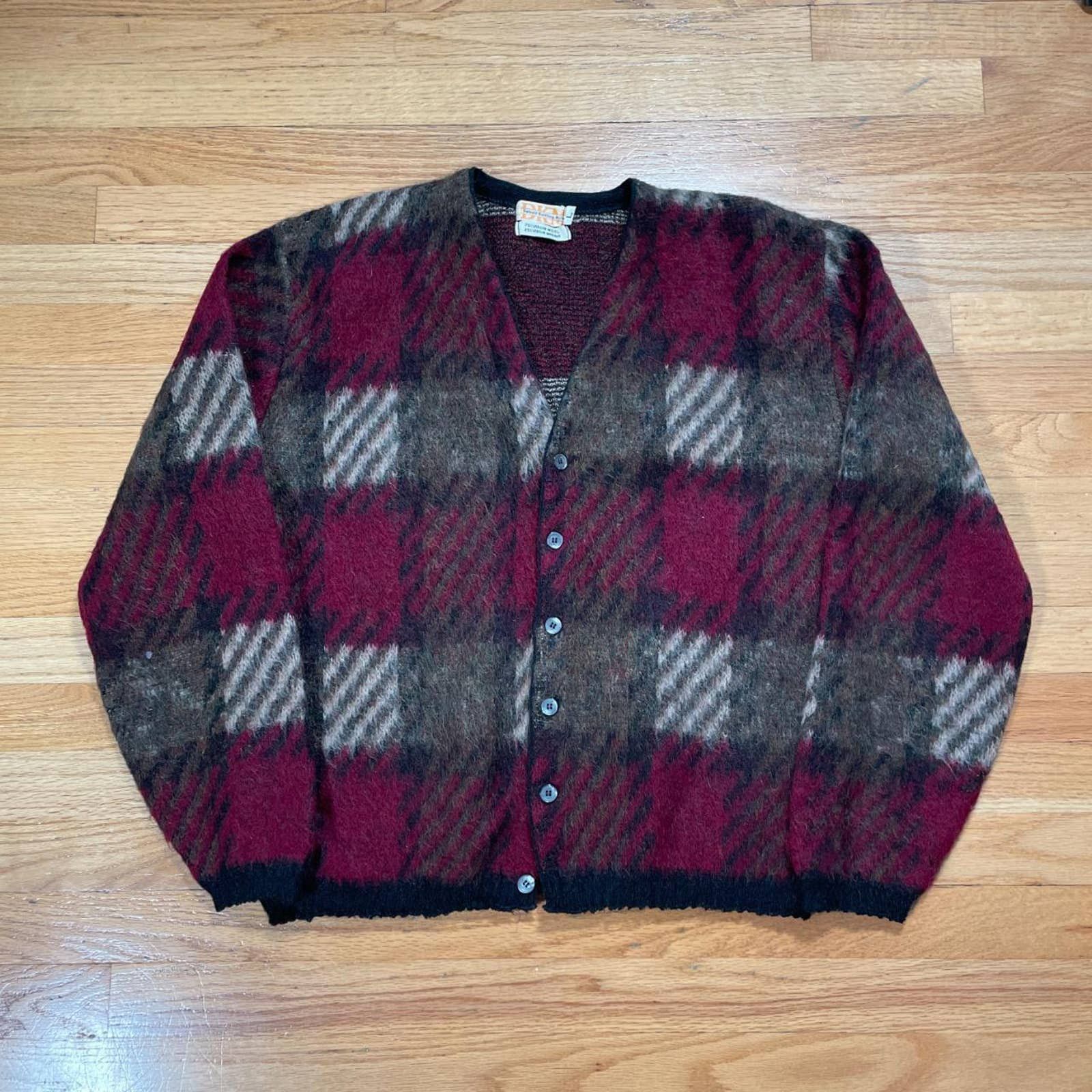image of Vintage 60S Detroit Knitting Mills in Red, Men's (Size Large)