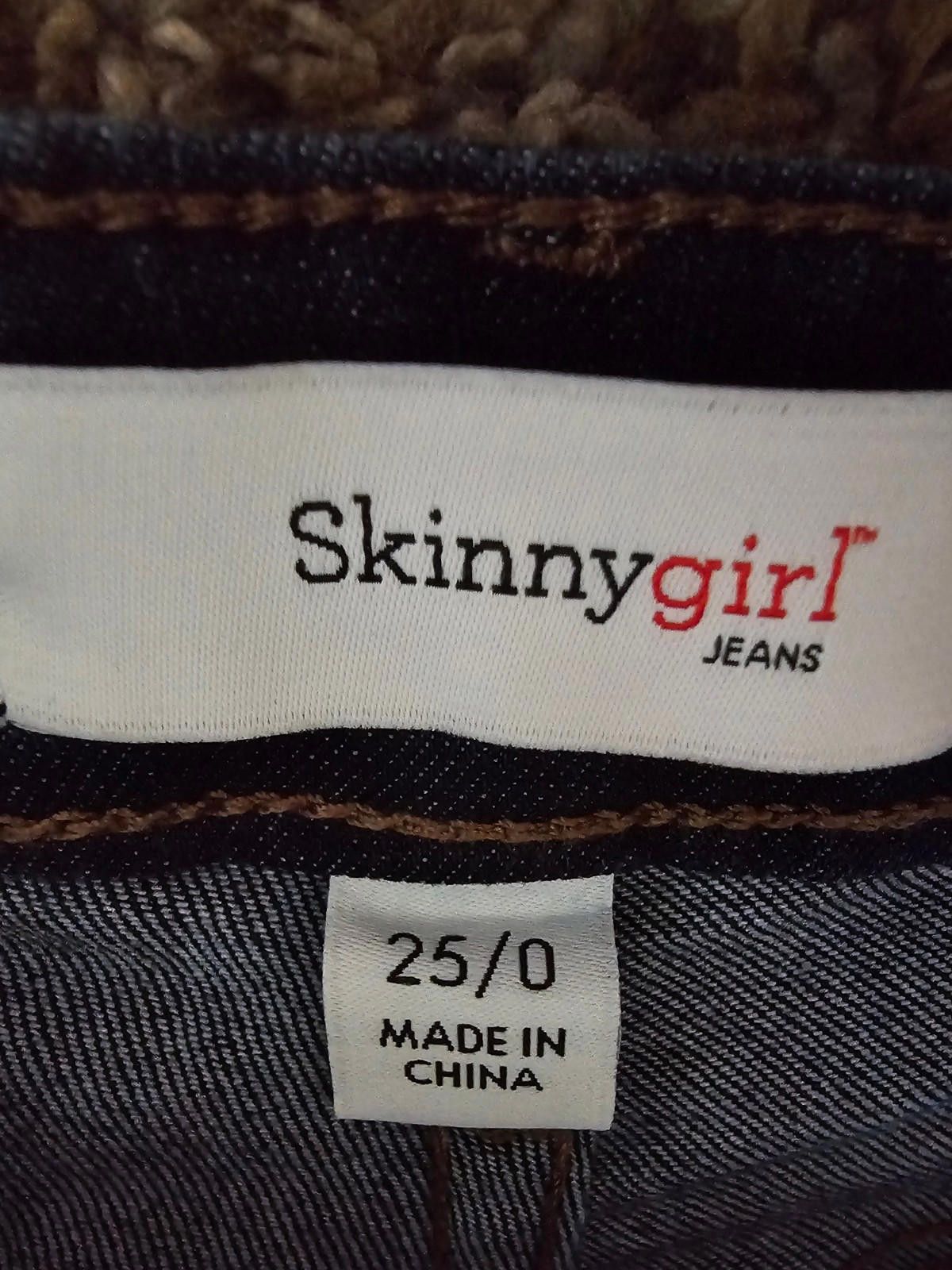 Designer skinnygirl jeans celeste straight 25/0 Size 30" / US 8 / IT 44 - 3 Thumbnail