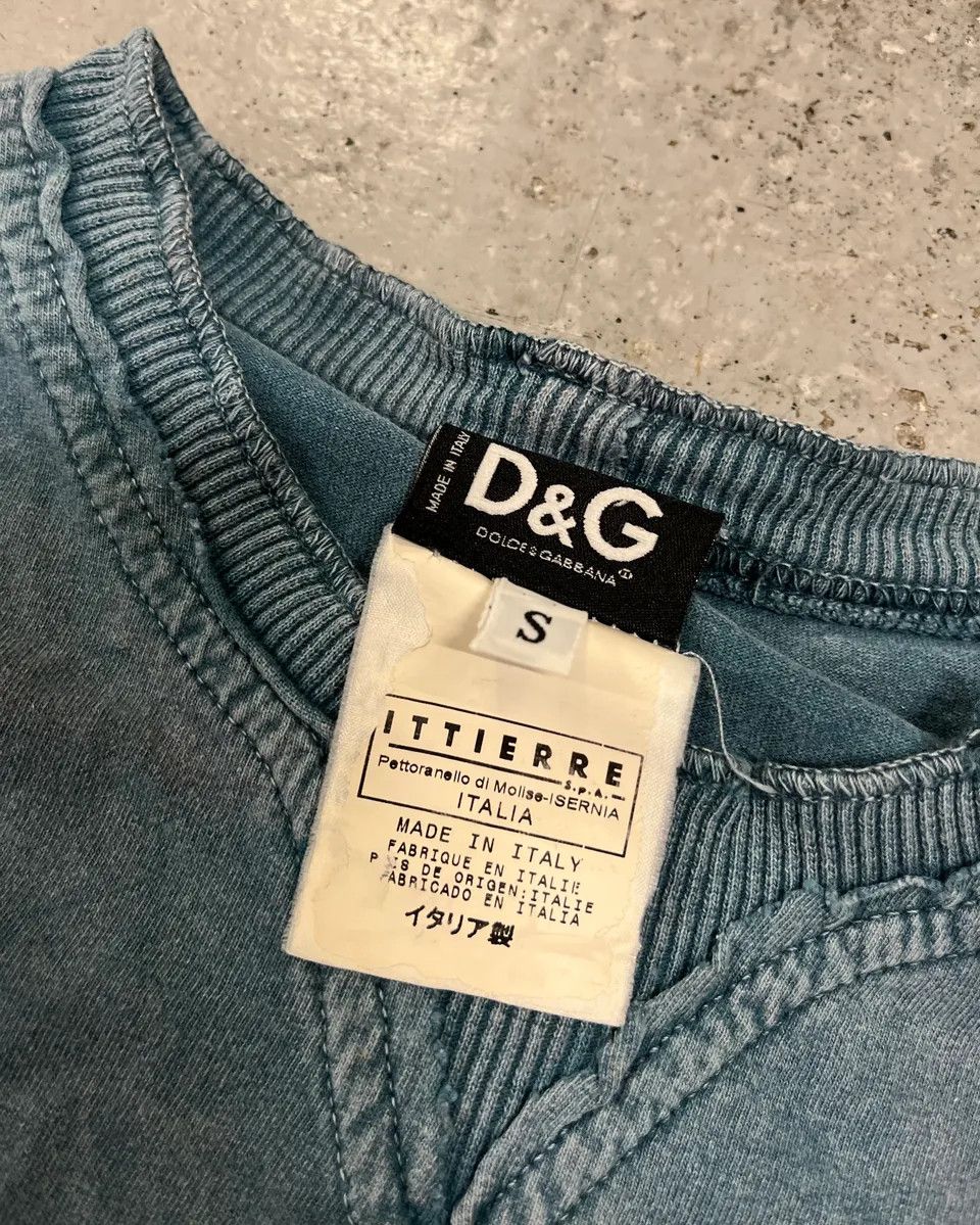 Dolce & Gabbana AW2004 Dolce & Gabbana Blue Teal Truck Graphic Longsleeve Size US XS / EU 42 / 0 - 9 Thumbnail