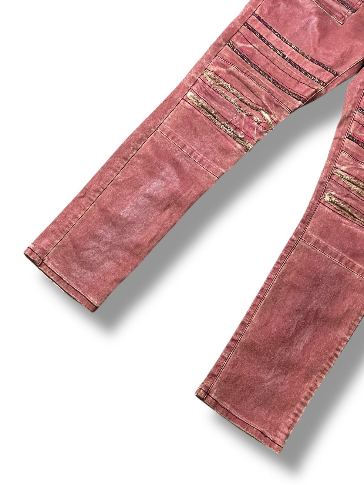 Vintage Vintage ILDF Distressed Denim Slim Jeans (92) Size US 33 - 3 Thumbnail