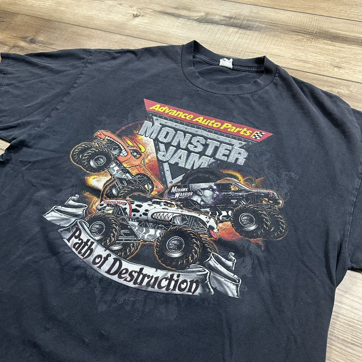 Other Monster Jam Path of Destruction World Tour Graphic Tee Size US L / EU 52-54 / 3 - 4 Thumbnail
