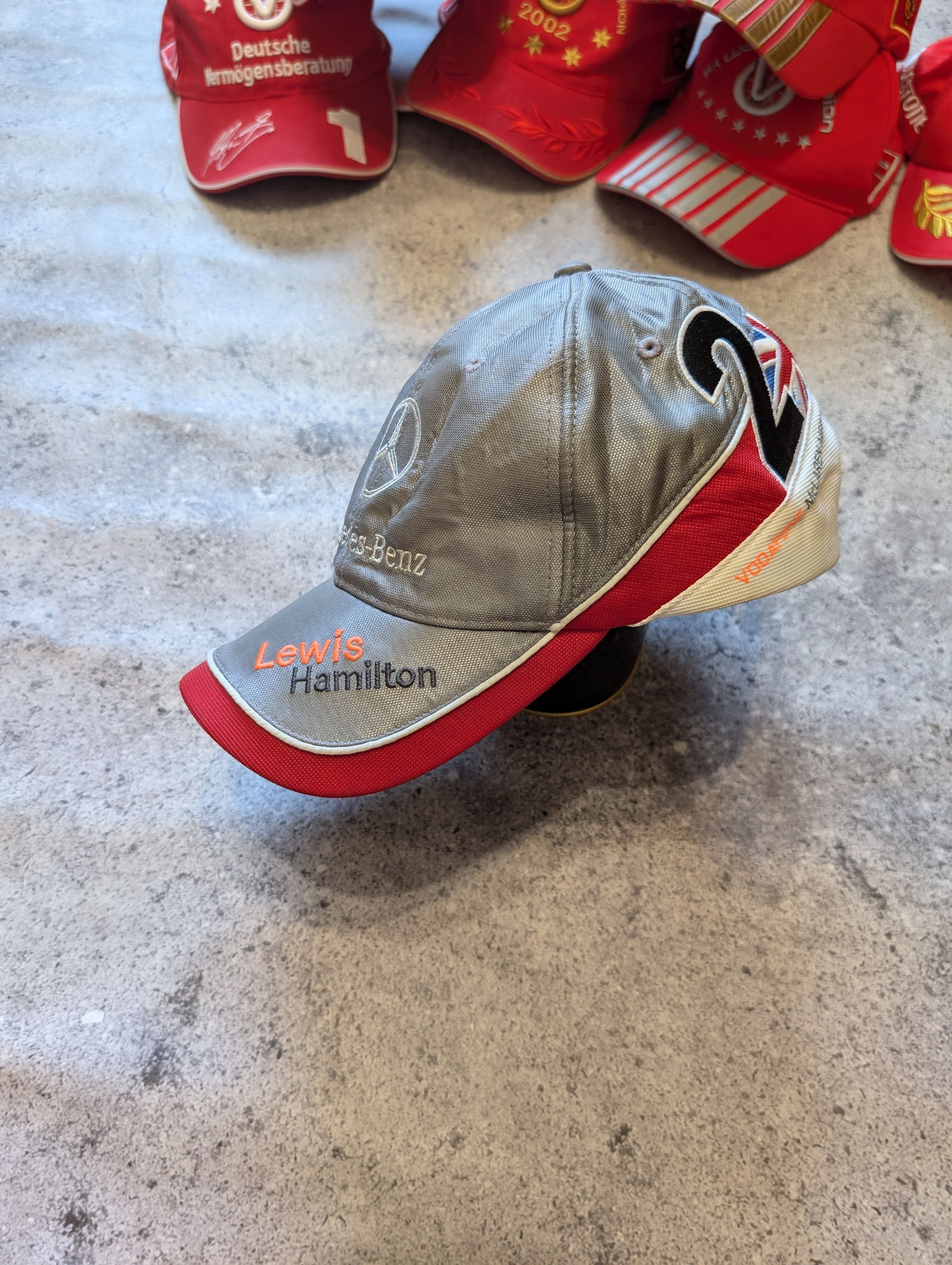 Formula 1 × Mercedes-Benz Mercedes Benz Cap Lewis Hamilton Vintage Racing Big Logo Size ONE SIZE - 1 Thumbnail