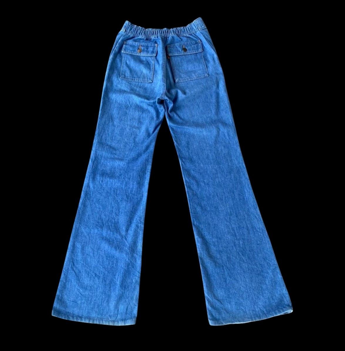Levi's Vintage Clothing RARE 70S LEVIS 648 FLARE DENIM ORANGE TAG ZIP TALON Size US 29 - 10 Thumbnail