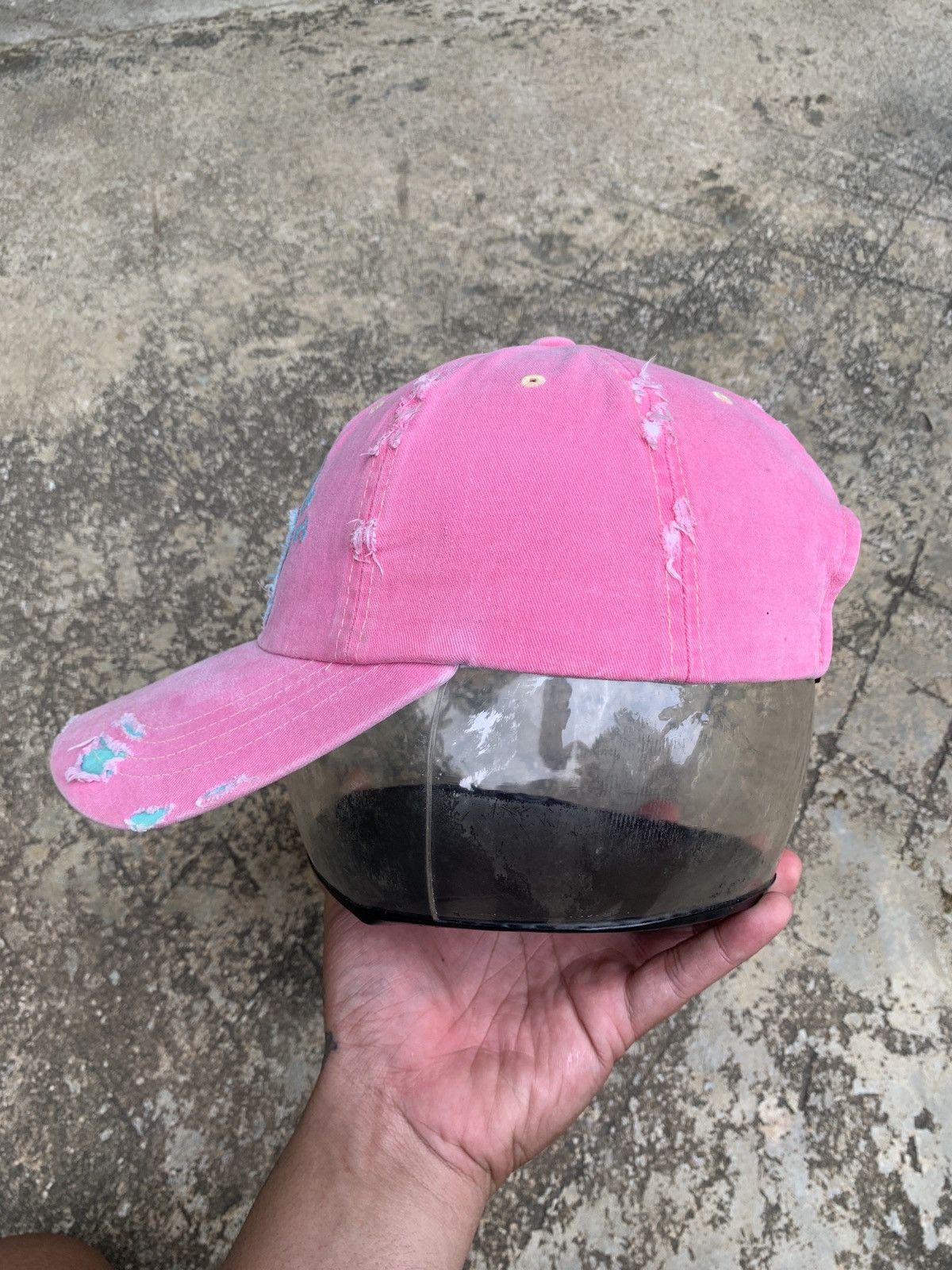Thrasher y2k Thrasher Pink Distressed Dad Cap Size ONE SIZE - 2 Thumbnail