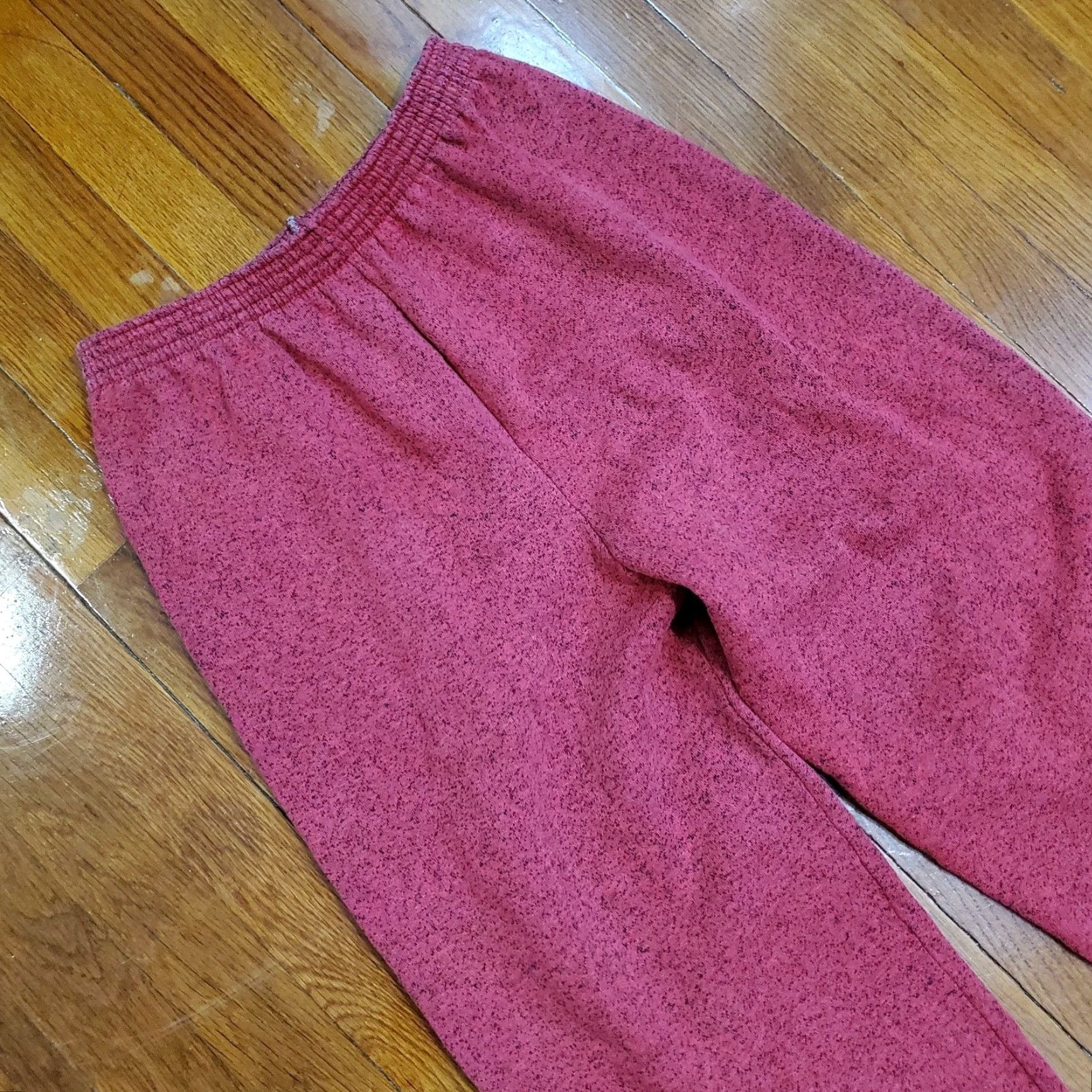 Tultex VINTAGE Tultex Sweatpants Men M Red 90s USA Street Wear Sweatpants Athletic Pockets Elastic Waist Drawstring Size US 31 - 3 Thumbnail