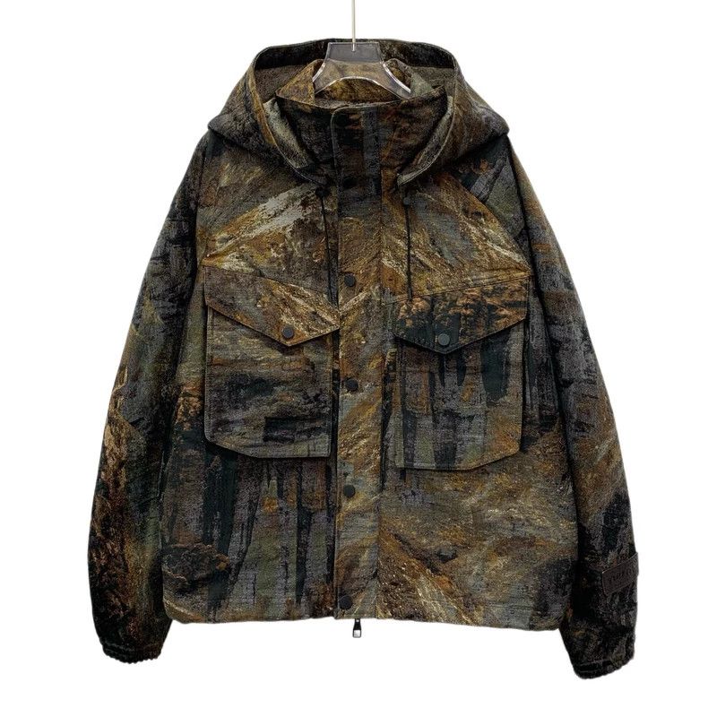 Louis Vuitton Louis Vuitton Color-block camo mountain print wool hooded Size US M / EU 48-50 / 2 - 1 Thumbnail