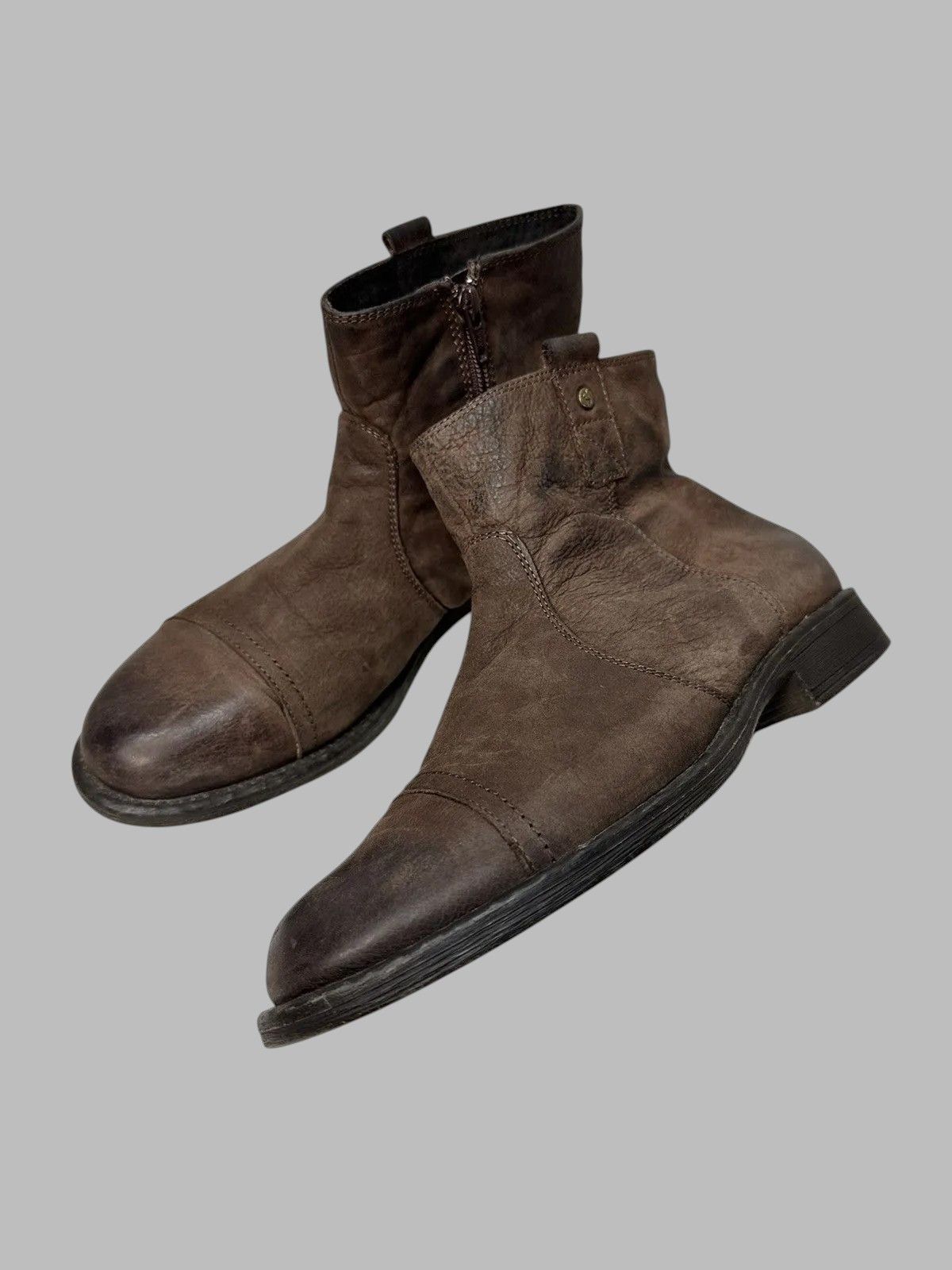 If Six Was Nine Guidi Suide Rare Leather Boots Rick Owens Avantgarde Style Size US 8 / EU 41 - 1 Thumbnail