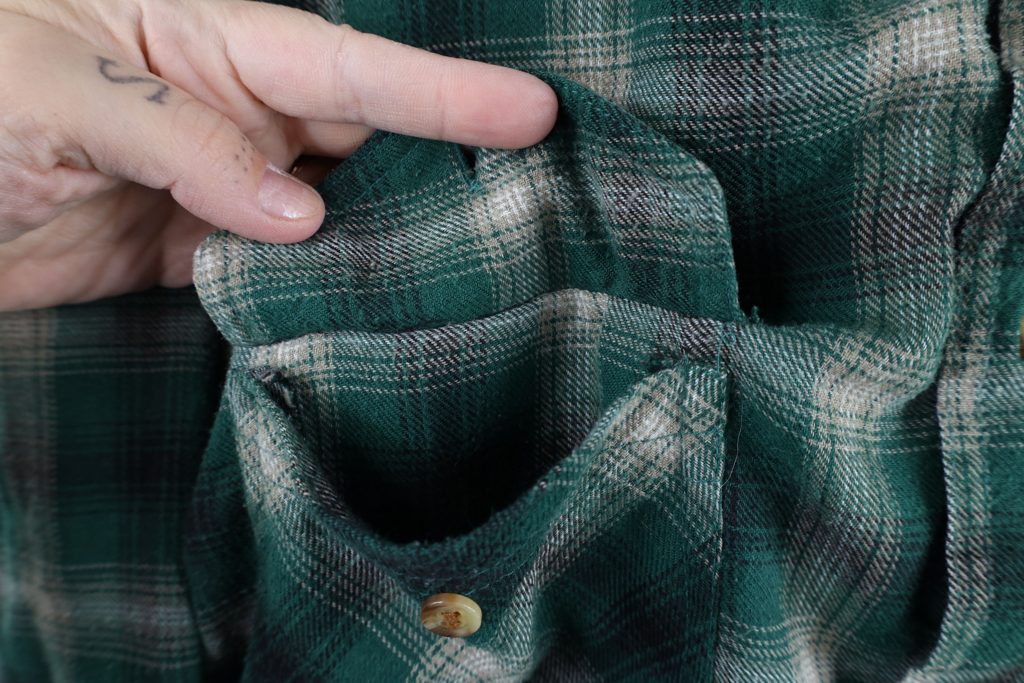 Vintage Vintage 90s Streetwear Thermal Lined Flannel Shirt Jacket Size US M / EU 48-50 / 2 - 4 Thumbnail