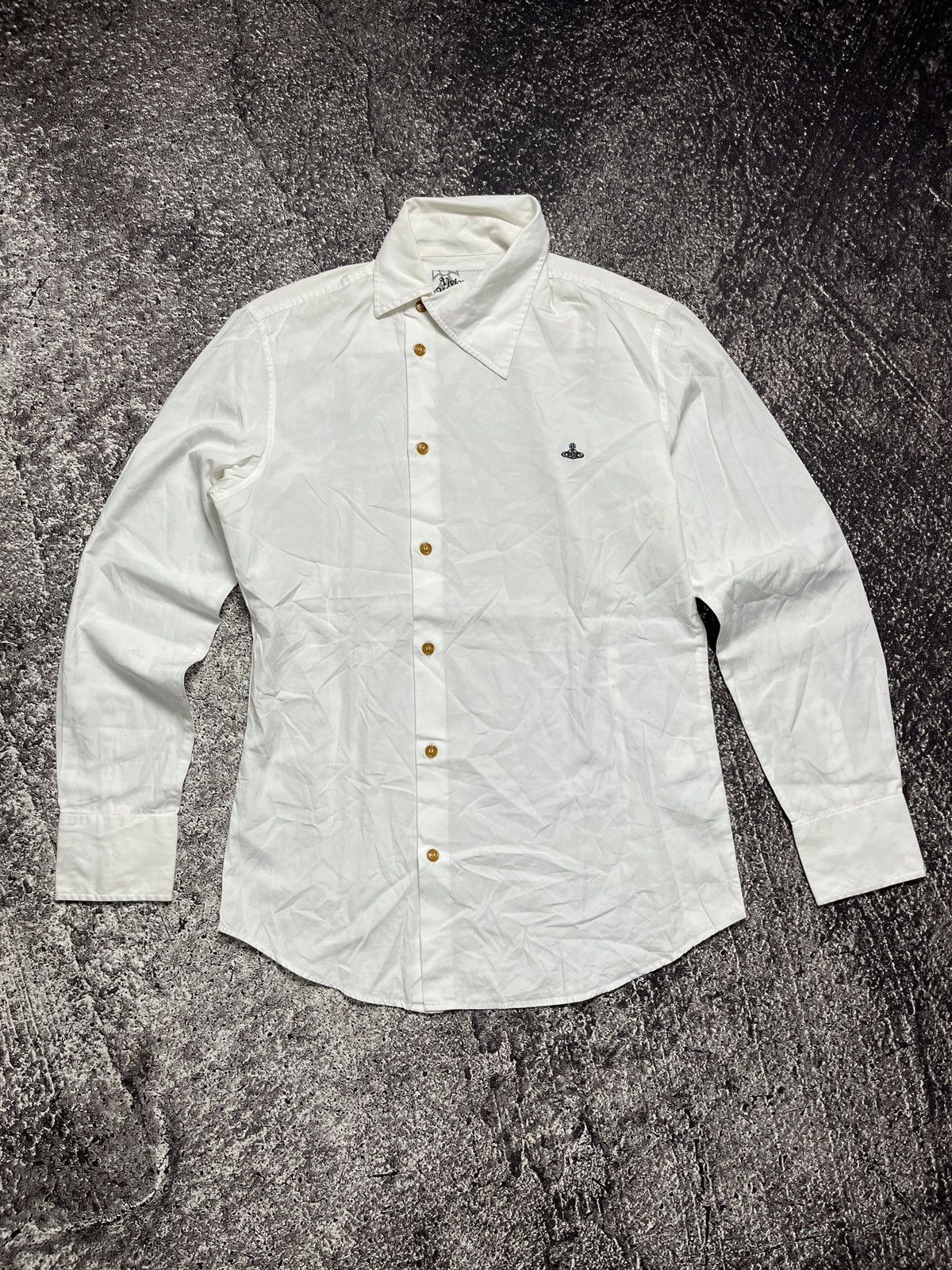 Vivienne Westwood Vivienne weatwood man asymmetrical collar long shirt Size US S / EU 44-46 / 1 - 1 Thumbnail