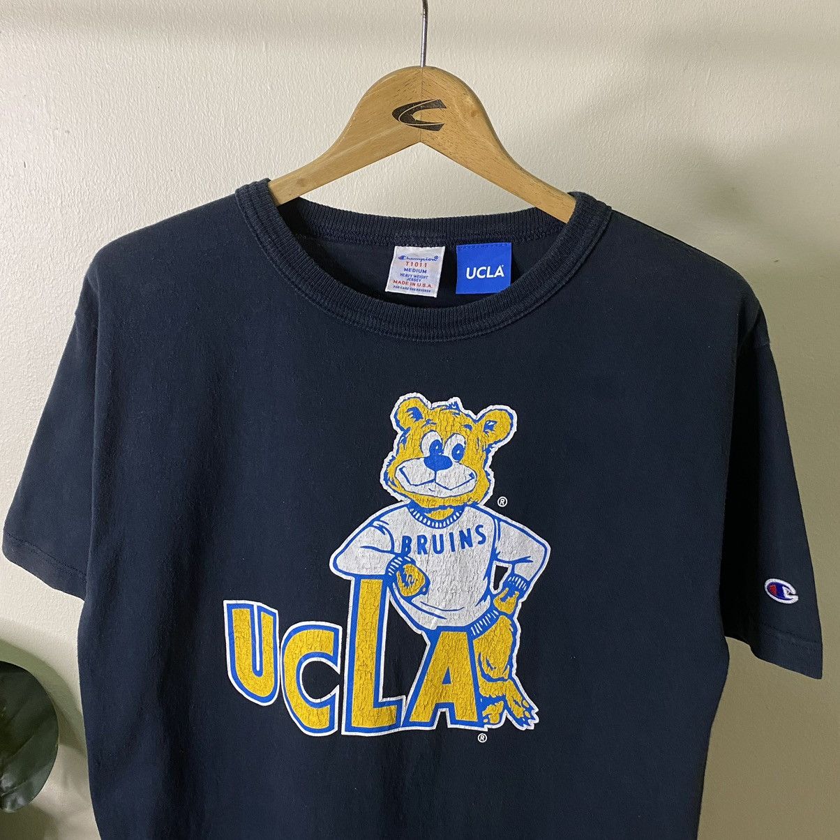Champion × Vintage Vintage 1990s Champion x UCLA Bruins Collegiate Tee Size US M / EU 48-50 / 2 - 2 Thumbnail