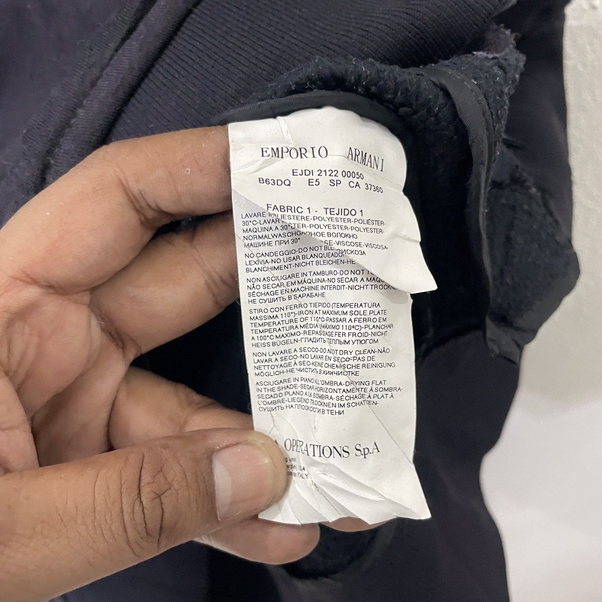 Emporio Armani Vintage Emporio Jeans Zipper Ups Hoodies Sweatshirt Size US M / EU 48-50 / 2 - 6 Thumbnail