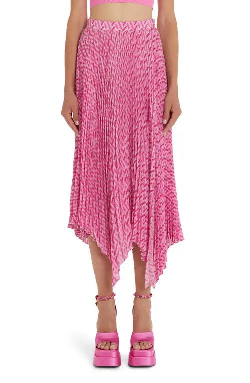 Versace o1y0226 Midi Skirt in Pink/Fuchsia Size 26" / US 2 / IT 38 - 1 Thumbnail