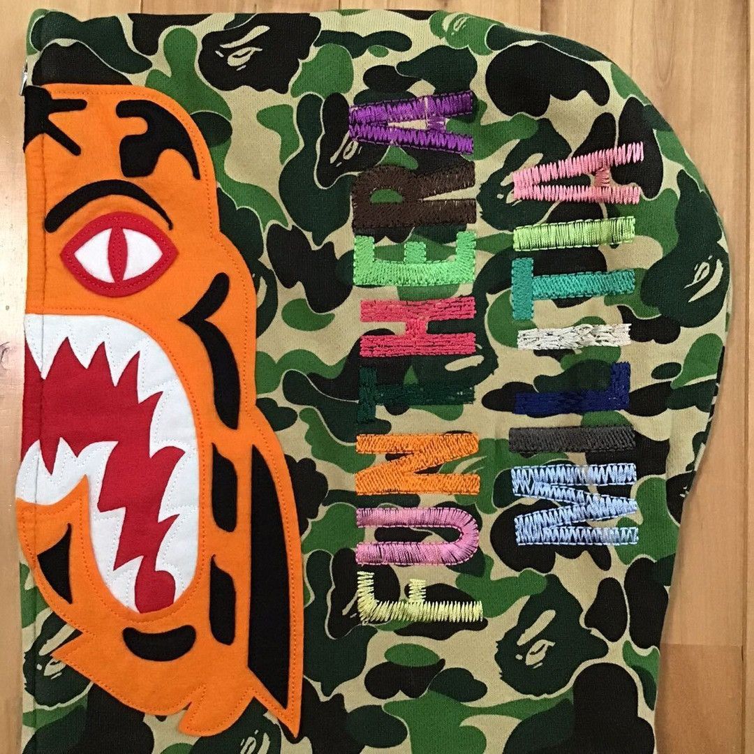Bape BAPE ABC camo green Tiger full zip hoodie a bathing ape Size US L / EU 52-54 / 3 - 5 Thumbnail