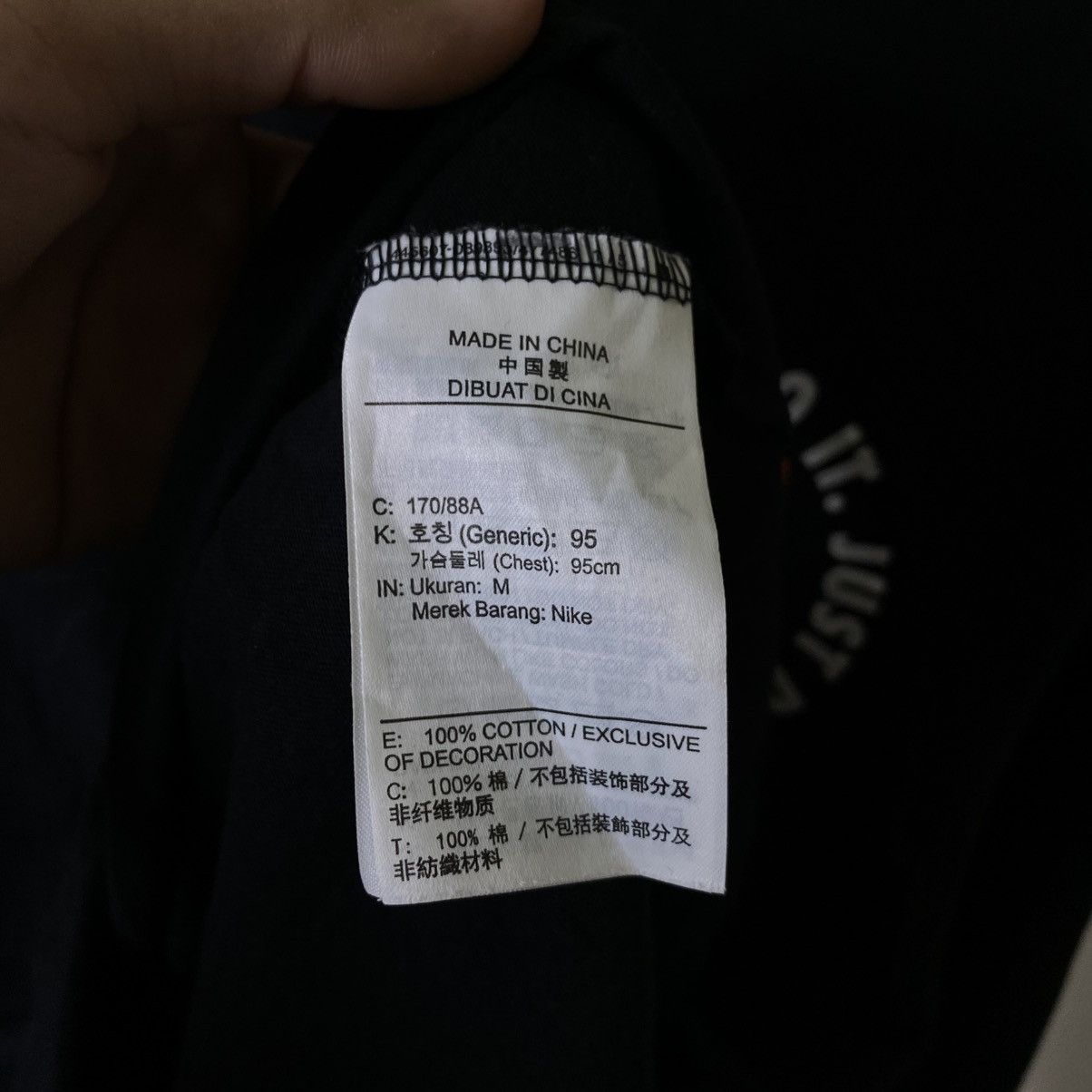 Nike Nike Just Do It JDI LS T Shirt Size US M / EU 48-50 / 2 - 4 Thumbnail