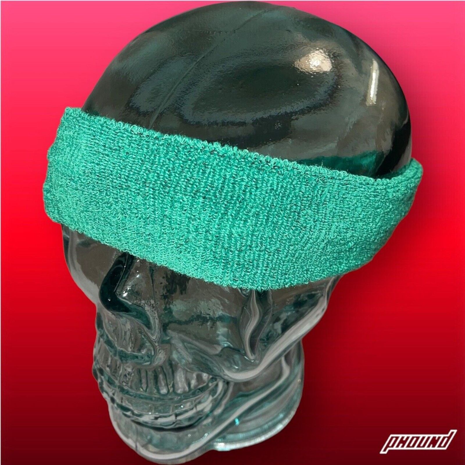 Vintage Vintage Green Terry Cloth Sweatband One Size Fits All Size ONE SIZE - 1 Thumbnail