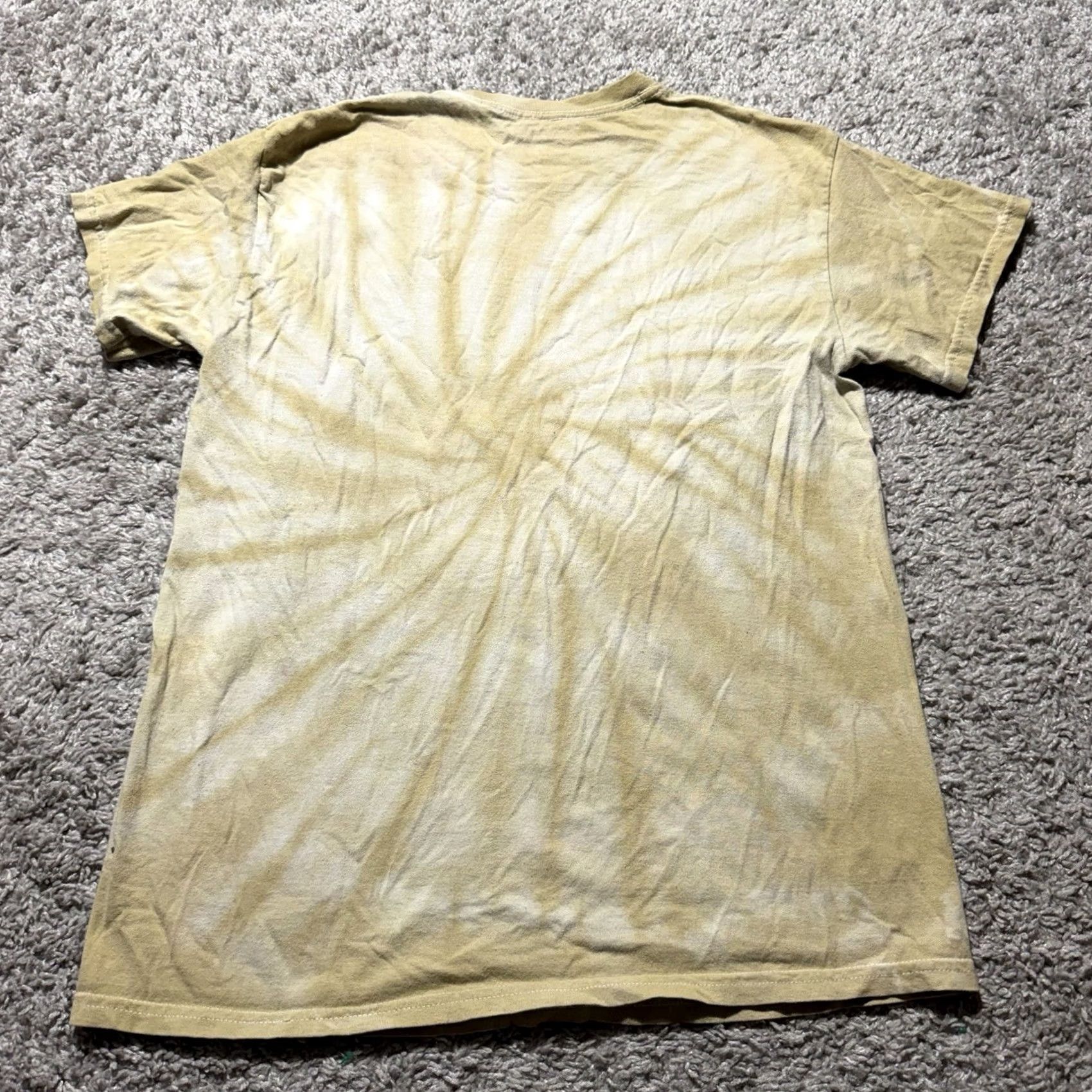 Etro VINTAGE Texas Chainsaw Massacre Mens Small Yellow Tie Dye T Shirt Retro Movie Shirt Mens S Yellow Retro Colorway Theme: Retro Size US S / EU 44-46 / 1 - 8 Thumbnail