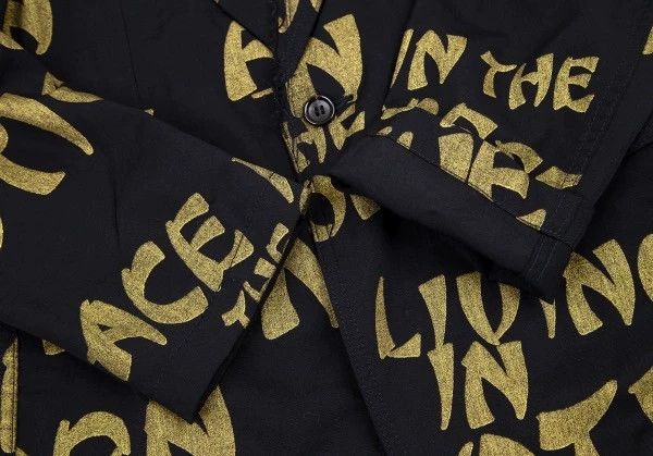 Other Comme Des Garcons Black vintage gilded logo blazer Size US S / EU 44-46 / 1 - 7 Thumbnail