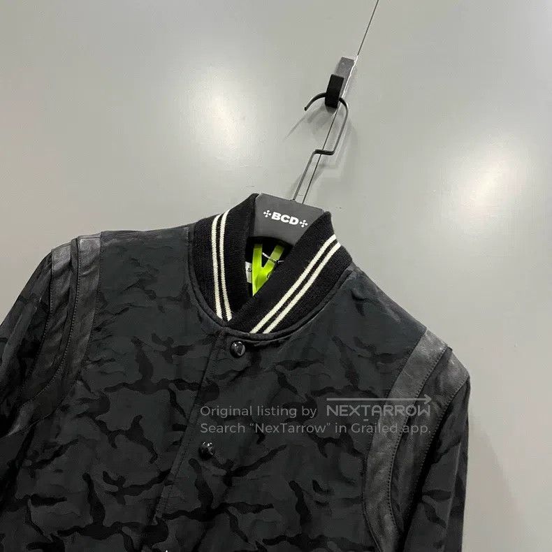 Saint Laurent Paris Saint Laurent Paris Black Dark Pattern Printed Jacket Size US M / EU 48-50 / 2 - 2 Thumbnail