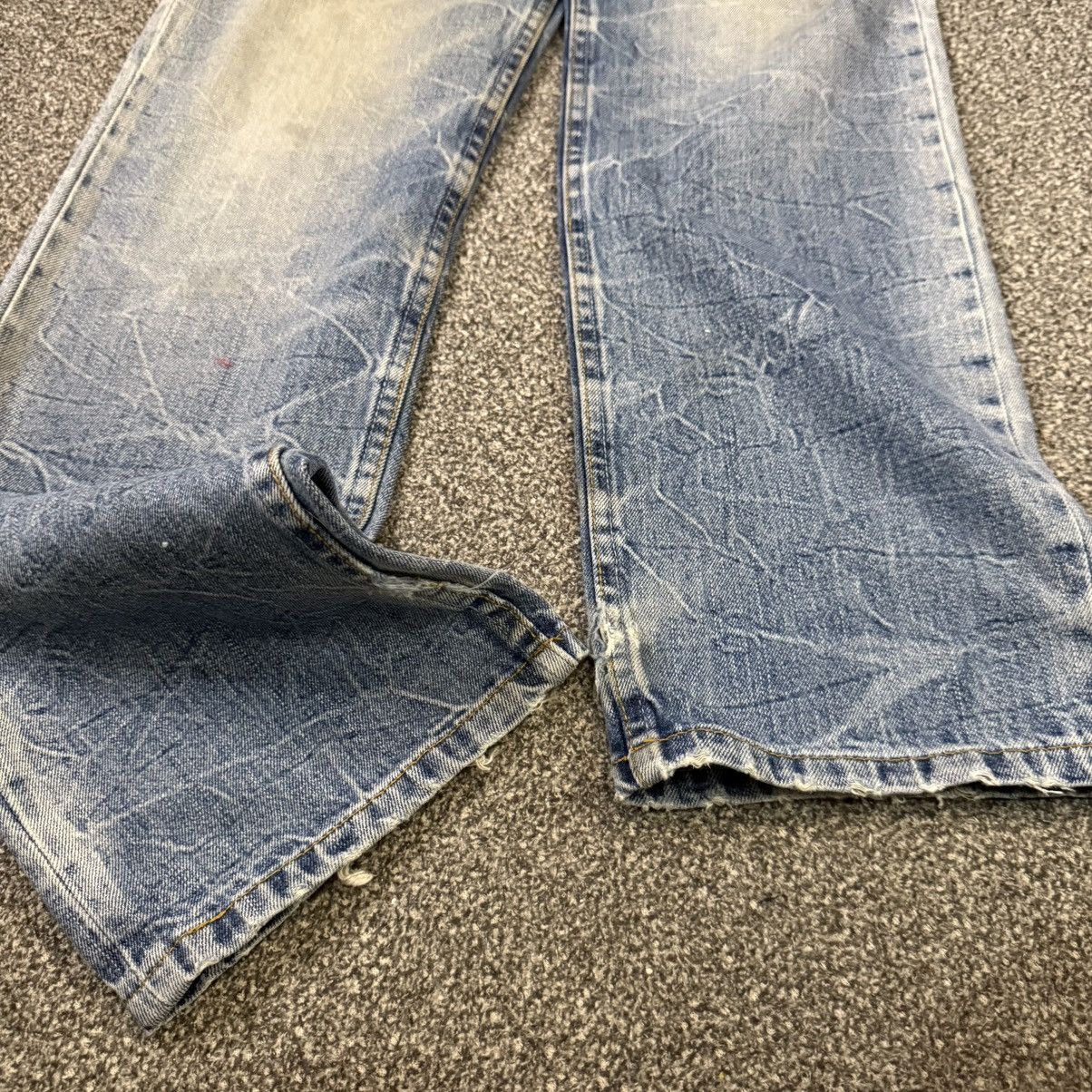 If Six Was Nine 🔥🇺🇸 Vintage Y2K Levis 522 Distressed Denim Size US 31 - 11 Thumbnail