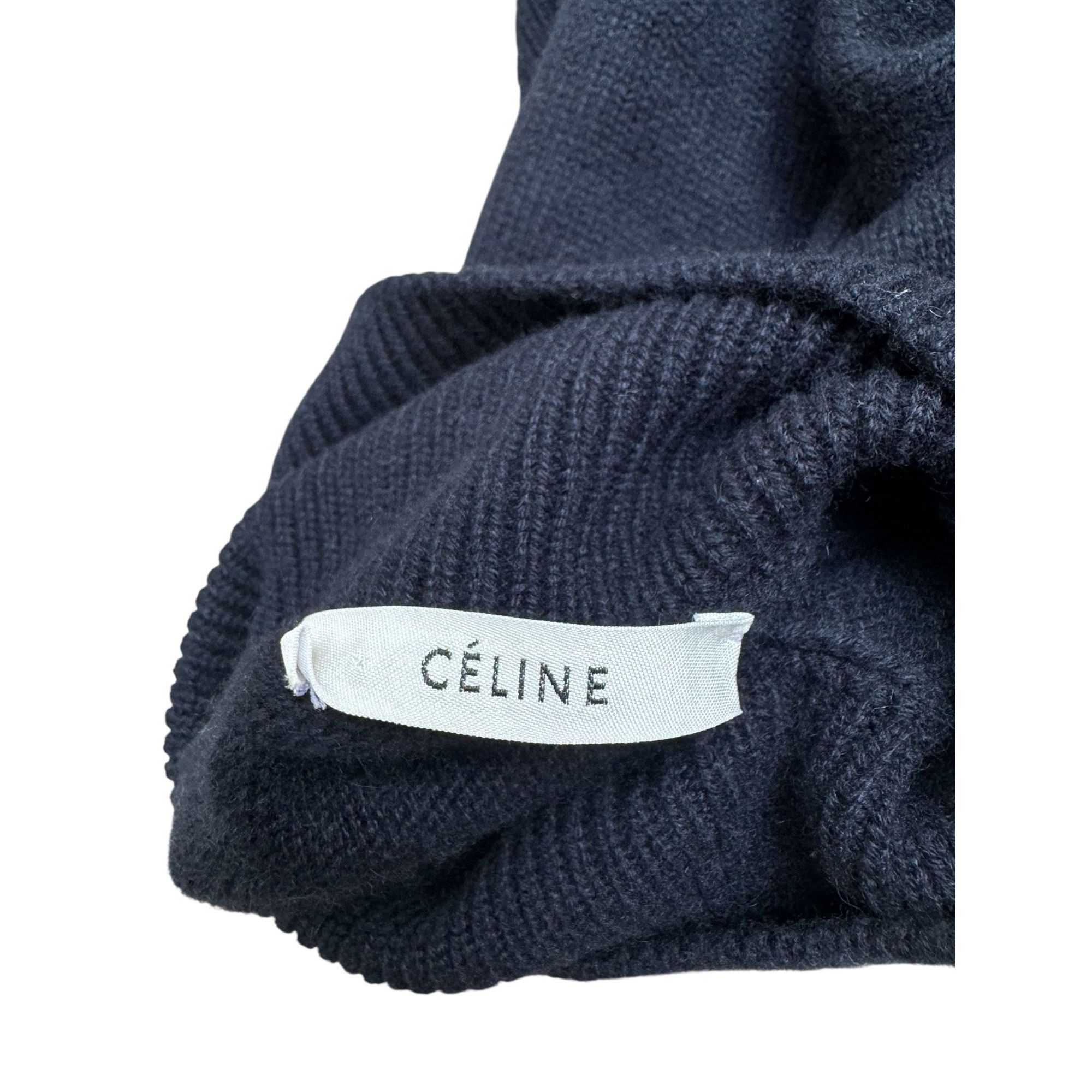 Celine Phoebe Philo Navy Cashmere Rollneck Sweater Size M Size M / US 6-8 / IT 42-44 - 5 Thumbnail