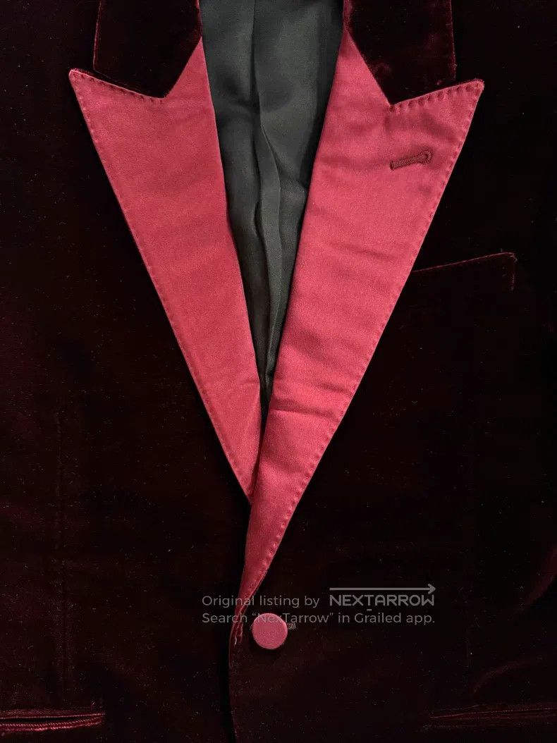 Saint Laurent Paris Saint Laurent Paris Red Velvet Suit Size US S / EU 44-46 / 1 - 3 Thumbnail