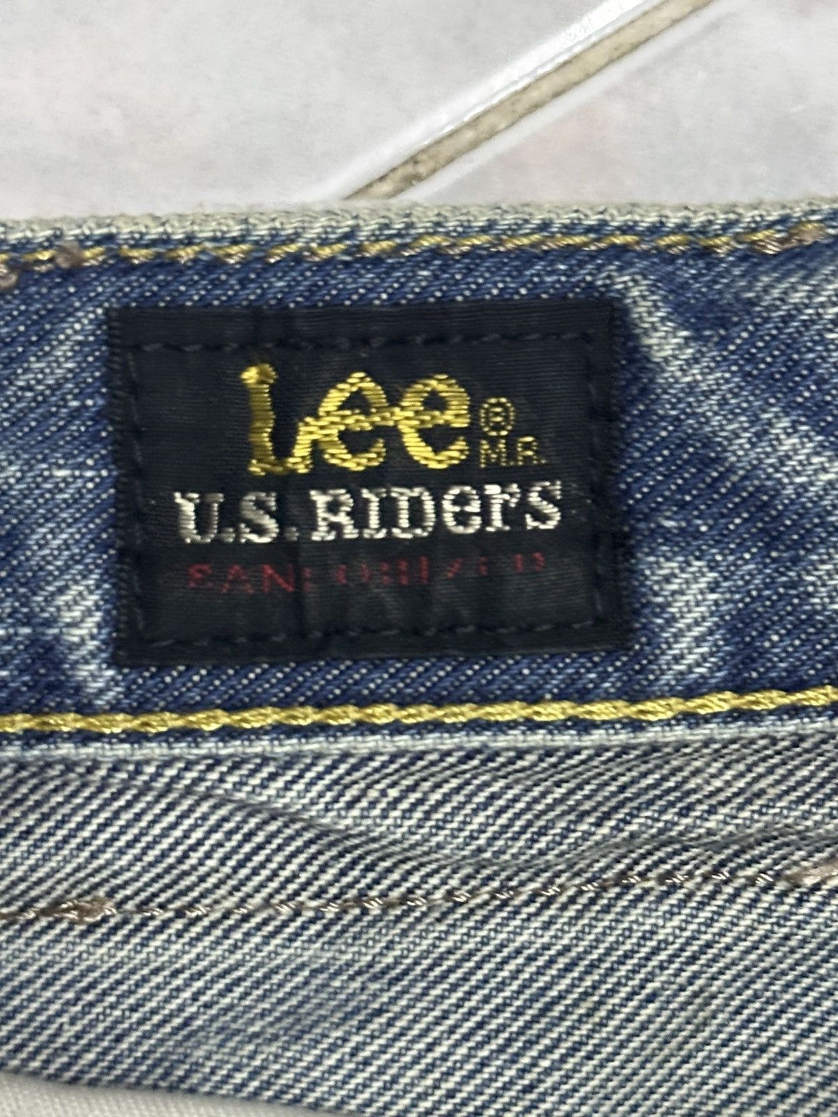 Lee Lee Rider Vintage Distressed Jean Straight Loose Style Faded Size US 28 / EU 44 - 8 Thumbnail