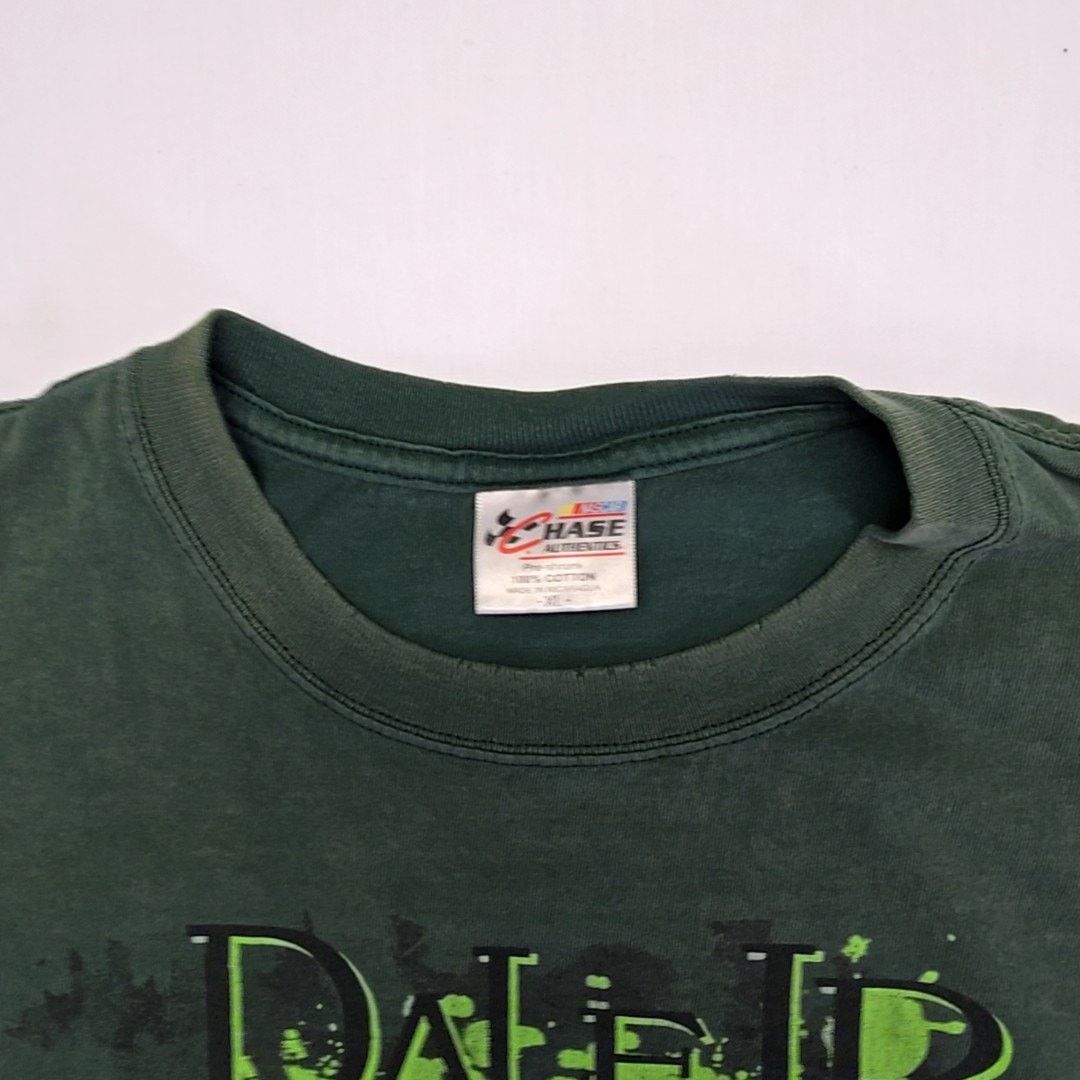 Chase Authentics Dale Jr NASCAR Shirt AMP Green XL Graphic Racing Tee Size US XL / EU 56 / 4 - 6 Thumbnail