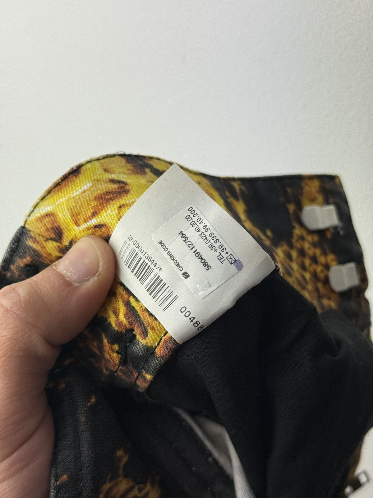 Just Cavalli RARE Just Cavalli Serpent Swirl Belted Jeans Size US 30 / EU 46 - 10 Thumbnail