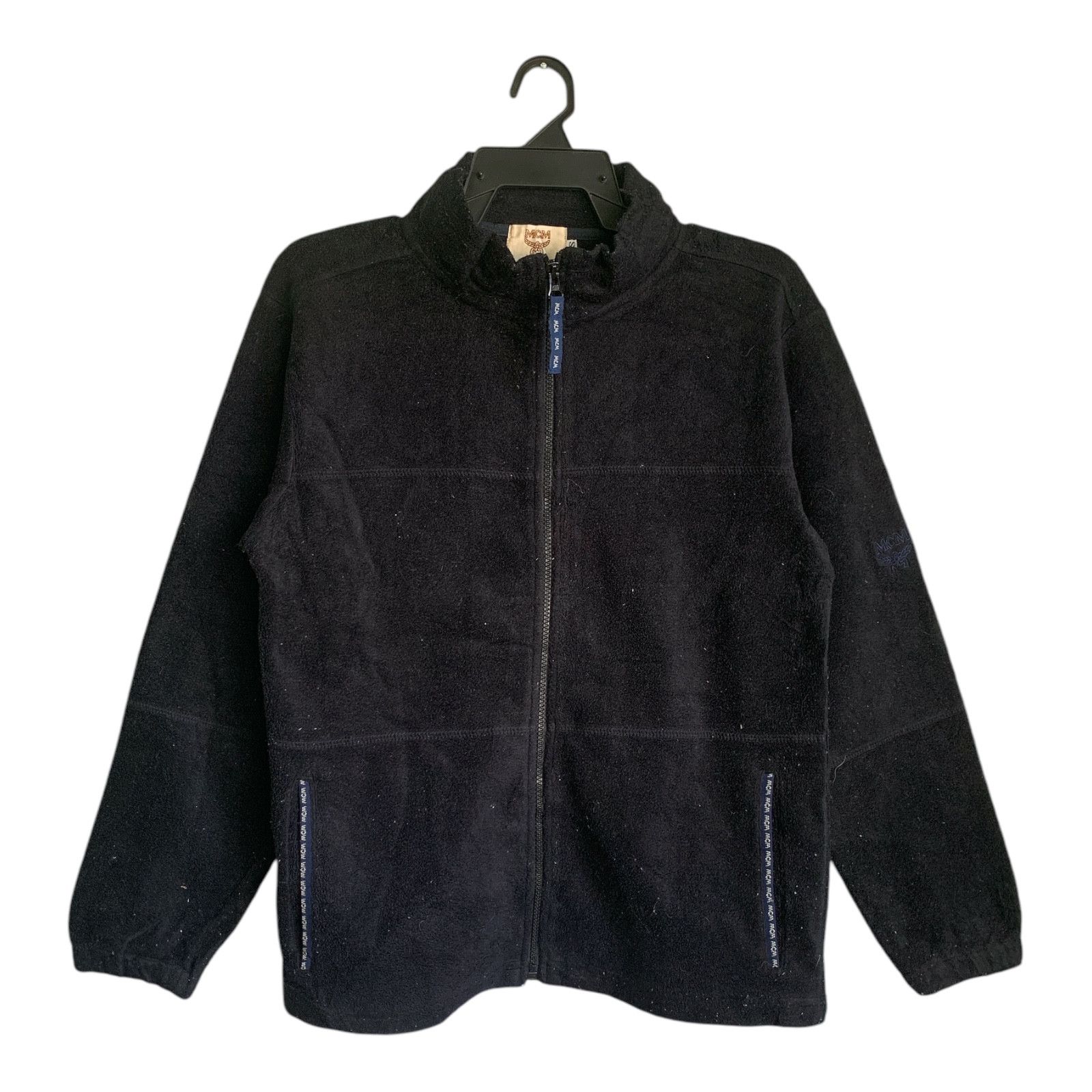 Designer × MCM Rare Design MCM Zipper Fleece Sweater Size US S / EU 44-46 / 1 - 1 Thumbnail