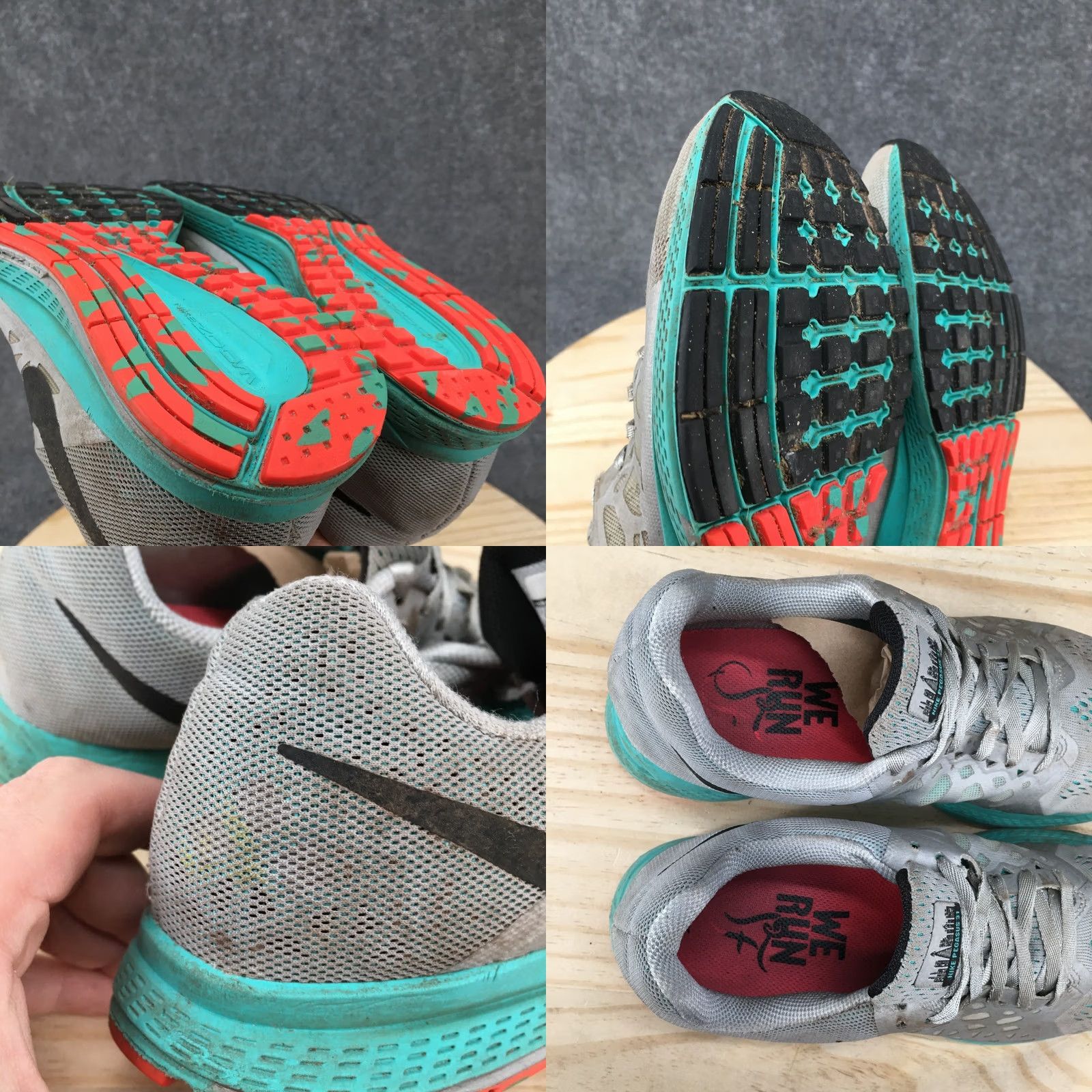 Nike Nike Shoes Womens 9 Air Zoom Pegasus 31 Athletic Sneaker Gray Low Top 705414-003 Size M / US 6-8 / IT 42-44 - 9 Thumbnail