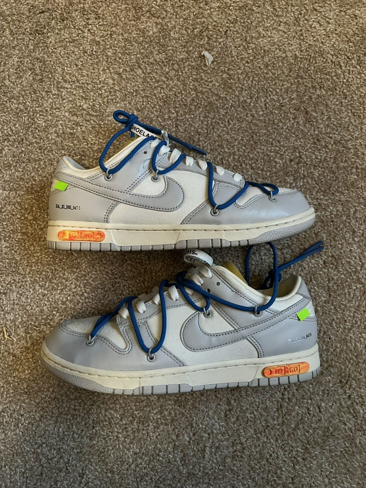 Nike × Off-White Off white nike dunks Size US 9.5 / EU 42-43 - 1 Thumbnail