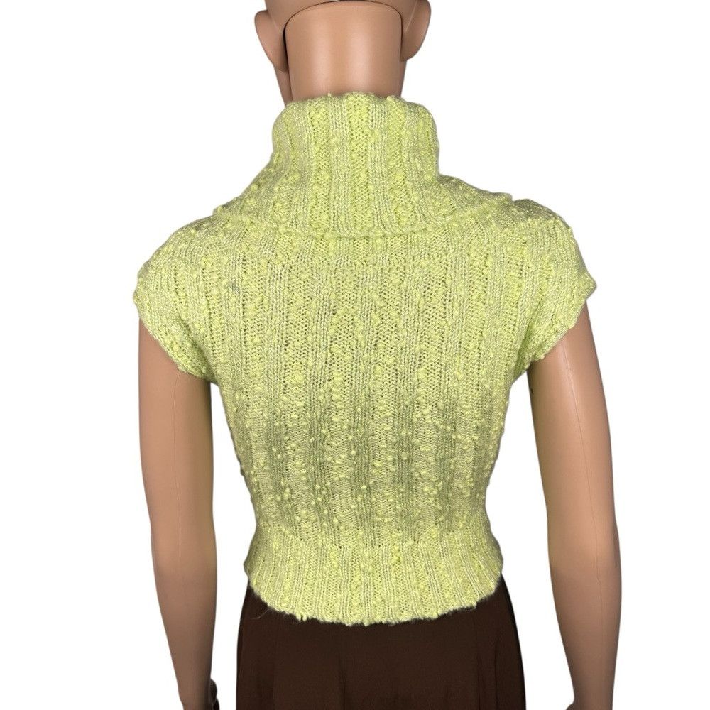 Other New Silence + Noise Starlet Off-The-Shoulder Knit Neon Gree Size S / US 4 / IT 40 - 6 Thumbnail