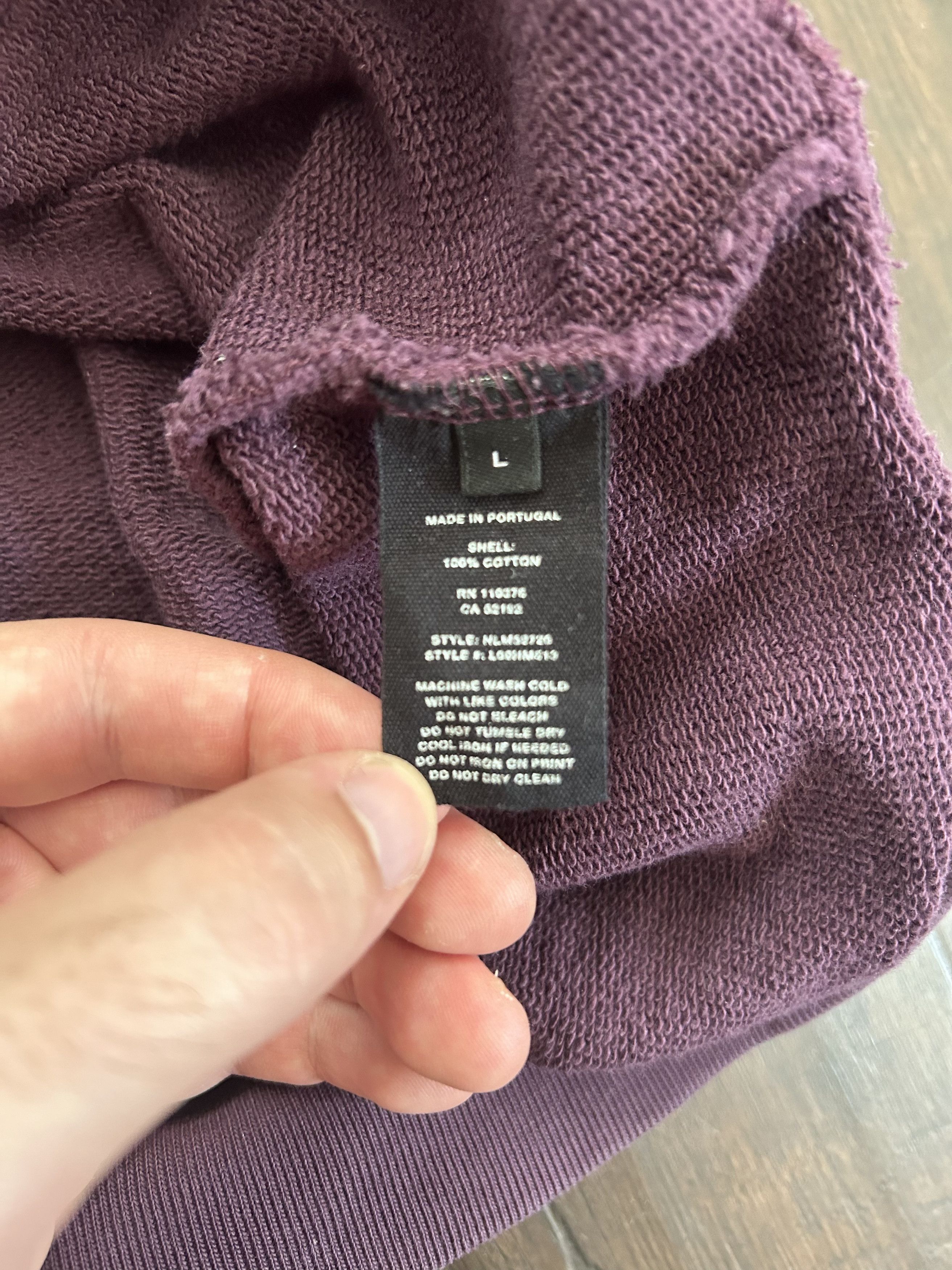 Helmut Lang Helmut Lang Men's Hoodie Size: L Size US L / EU 52-54 / 3 - 4 Thumbnail