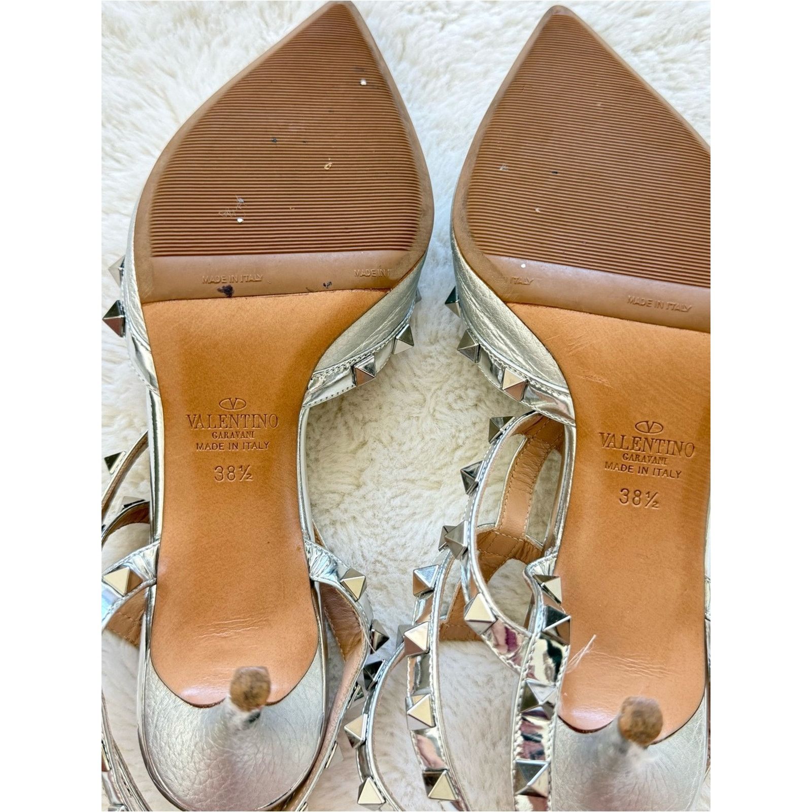 Valentino Valentino Garavani women gladiator heels shoes size 38,5 EU Size US 8.5 / IT 38.5 - 5 Thumbnail