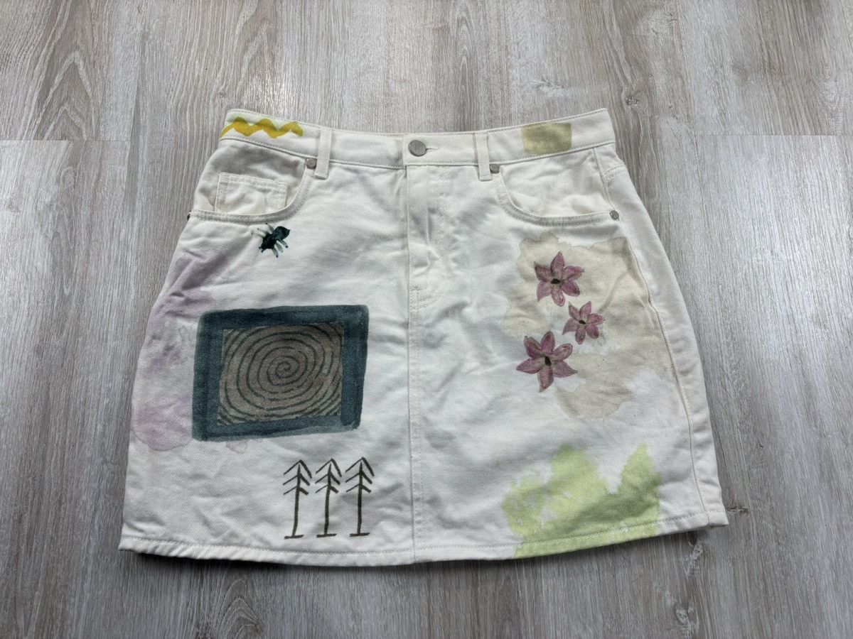 Alexander McQueen × Japanese Brand Womens denim skirt Alexander Mcqueen Size 30 Size 26" / US 2 / IT 38 - 3 Thumbnail