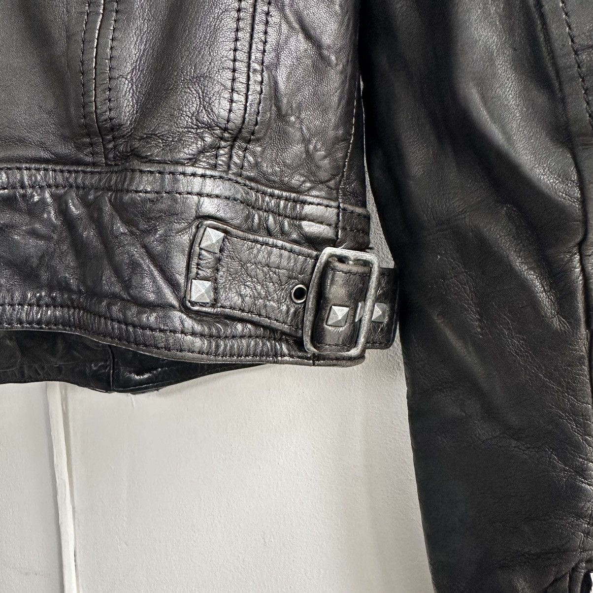 Levi's Levis Vintage Real leather biker moto punk jacket Size S / US 4 / IT 40 - 15 Thumbnail