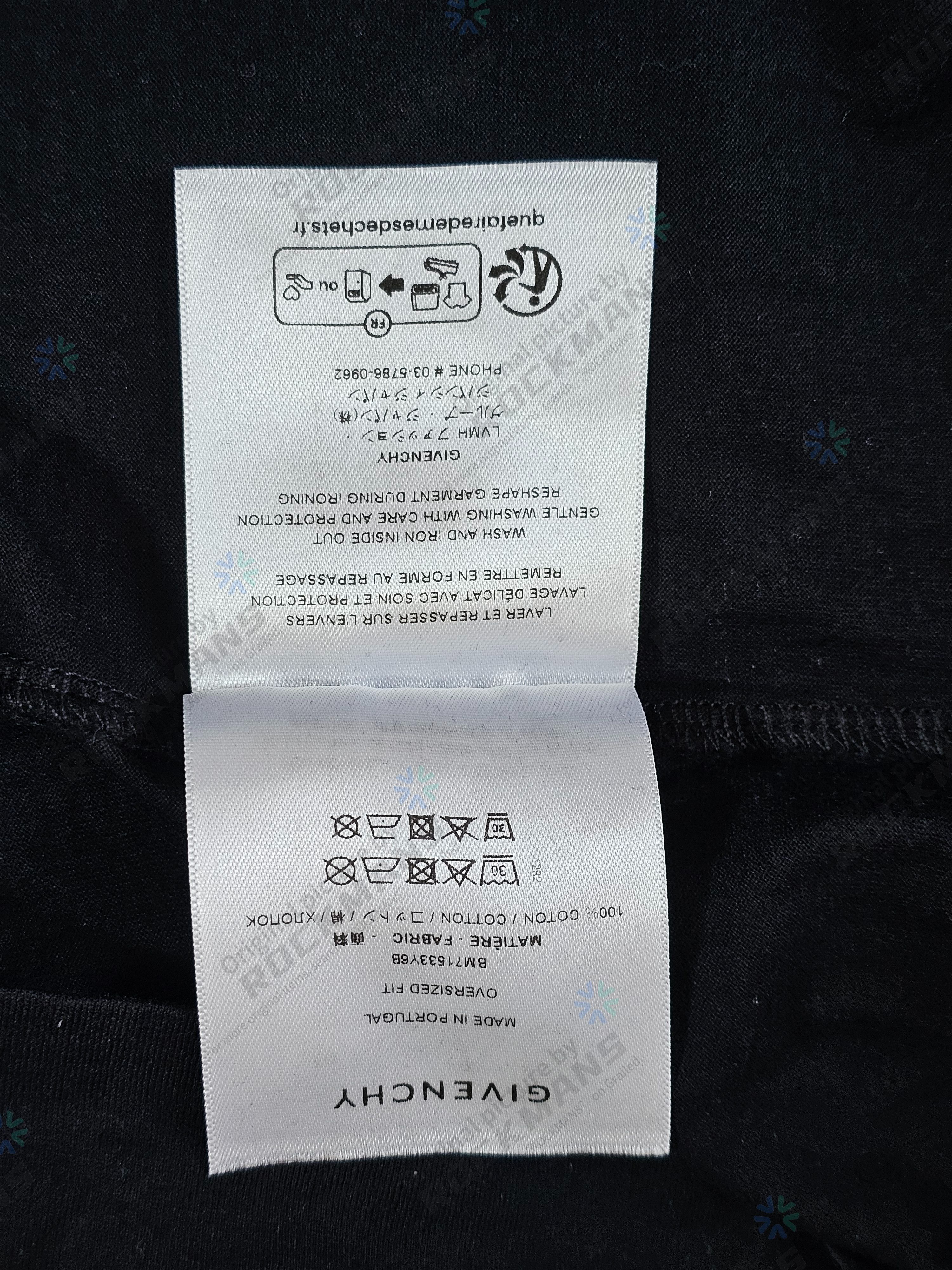 Givenchy Givenchy Logo Printed Oversized-Fit T-Shirt Size US XL / EU 56 / 4 - 10 Thumbnail