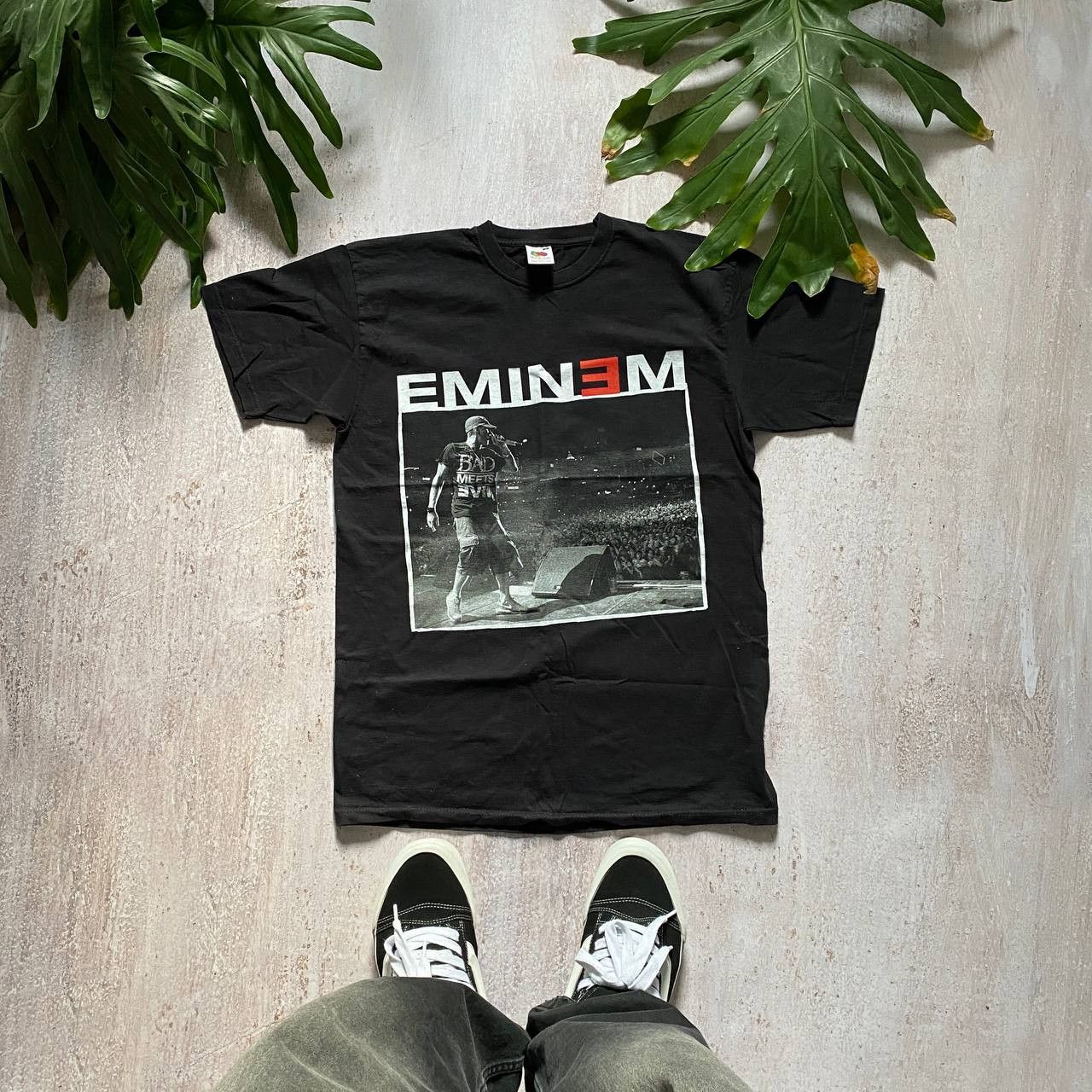 Rap Tees × Vintage VINTAGE Y2K EMINEM SLIM SHADY TOUR T SHIRT 67 Size US M / EU 48-50 / 2 - 1 Thumbnail