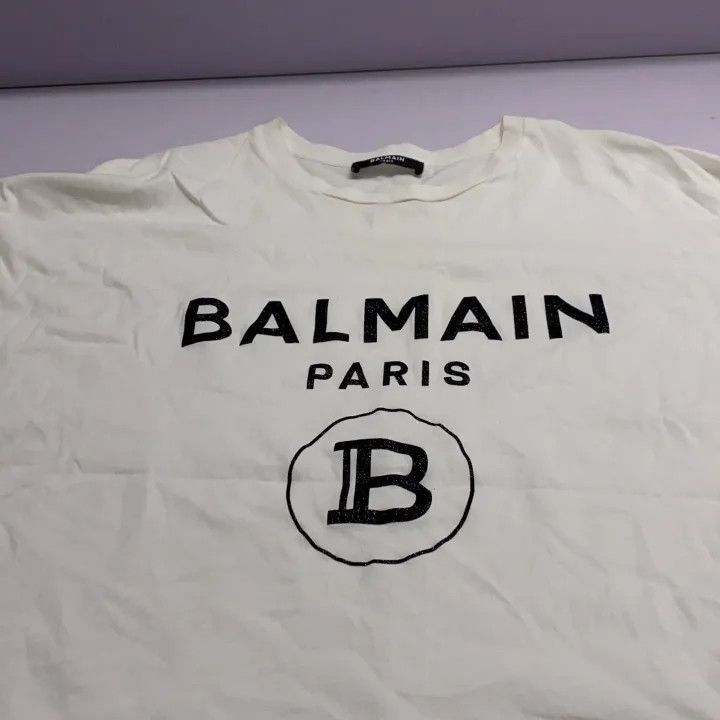 Other Balmain Logo Print Short Sleeve T-Shirt -2507 Size US S / EU 44-46 / 1 - 6 Thumbnail