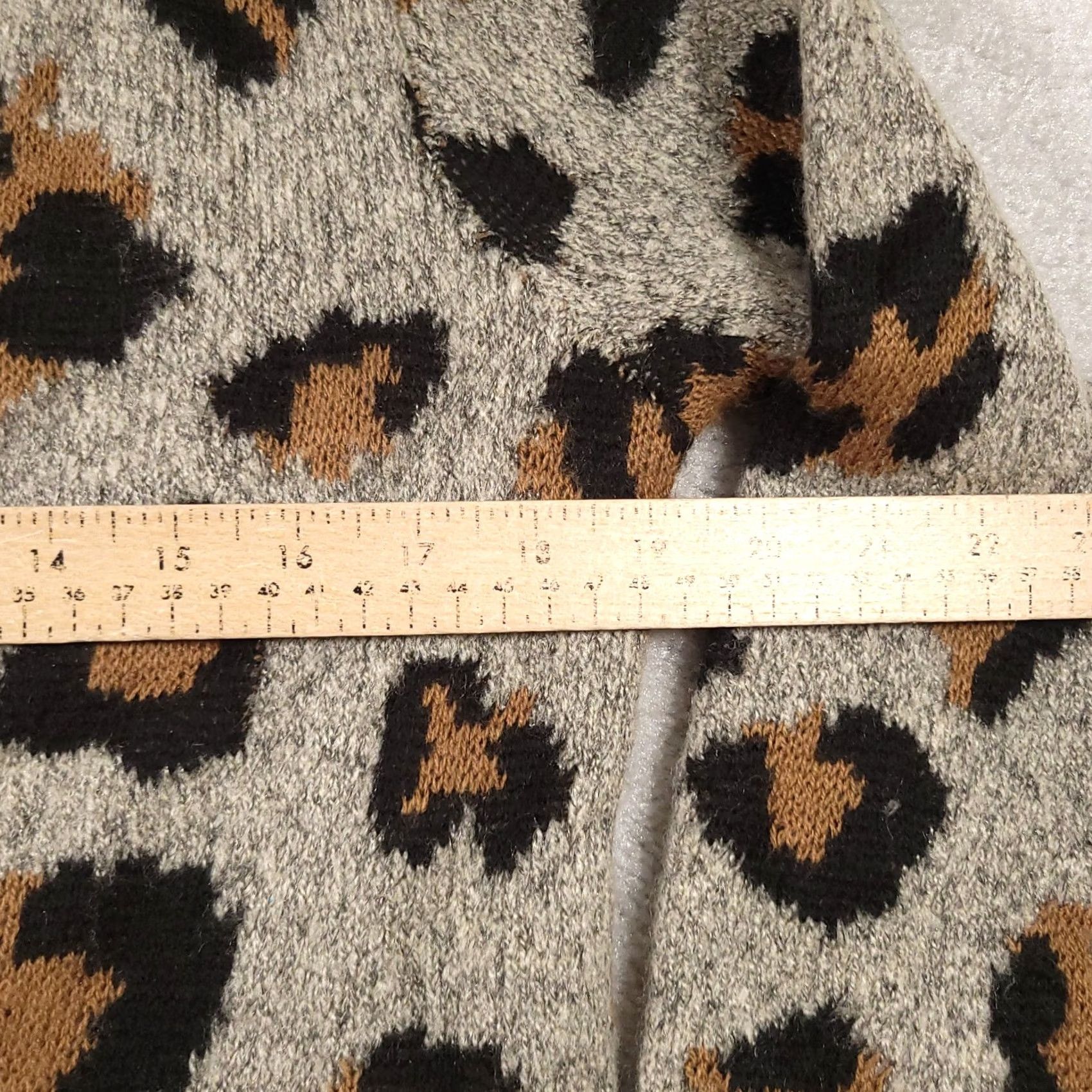Apt. 9 Apt 9 Open Front Duster Cardigan Sweater Women's PM Petite Animal Print Leopard Shirt Womens Petite Multicolor Leopard Theme Open Front Cardigan Size M / US 6-8 / IT 42-44 - 7 Thumbnail