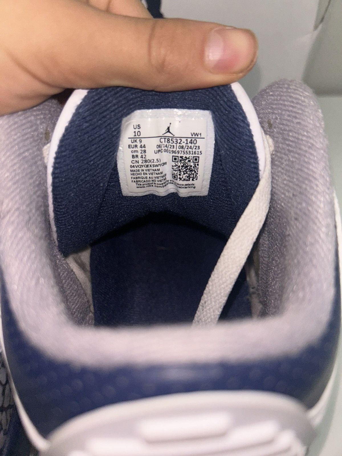 Jordan Brand Jordan 3 midnight navy size 10 Size US 10 / EU 43 - 6 Thumbnail