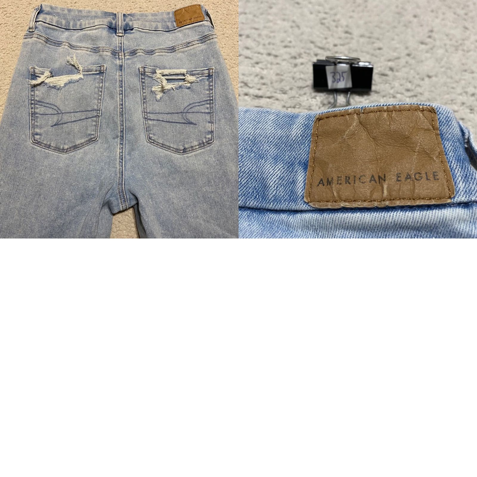 American Eagle Outfitters American Eagle Outfitters Jeans Womens 6 Blue Denim Medium Wash High Rise Jegging Distress Size 28" / US 6 / IT 42 - 9 Thumbnail