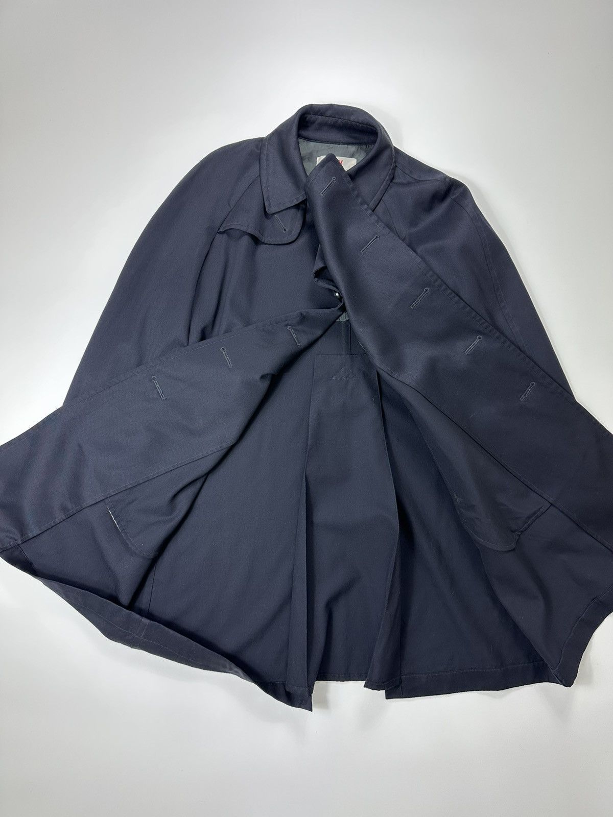 Comme des Garcons Comme Des Garcons x H&M Wool Coat Navy Blue Size US L / EU 52-54 / 3 - 7 Thumbnail