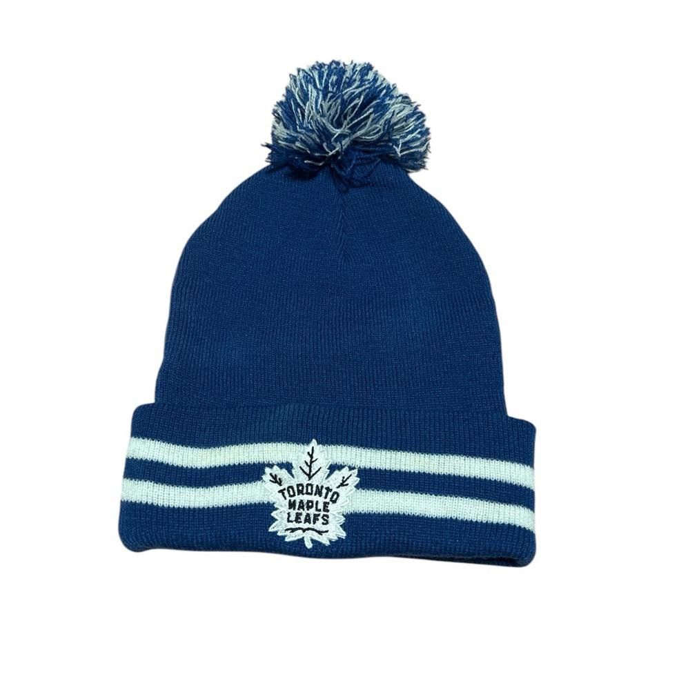 Designer Toronto Maple Leafs Pom Pom Beanie Size ONE SIZE - 1 Thumbnail