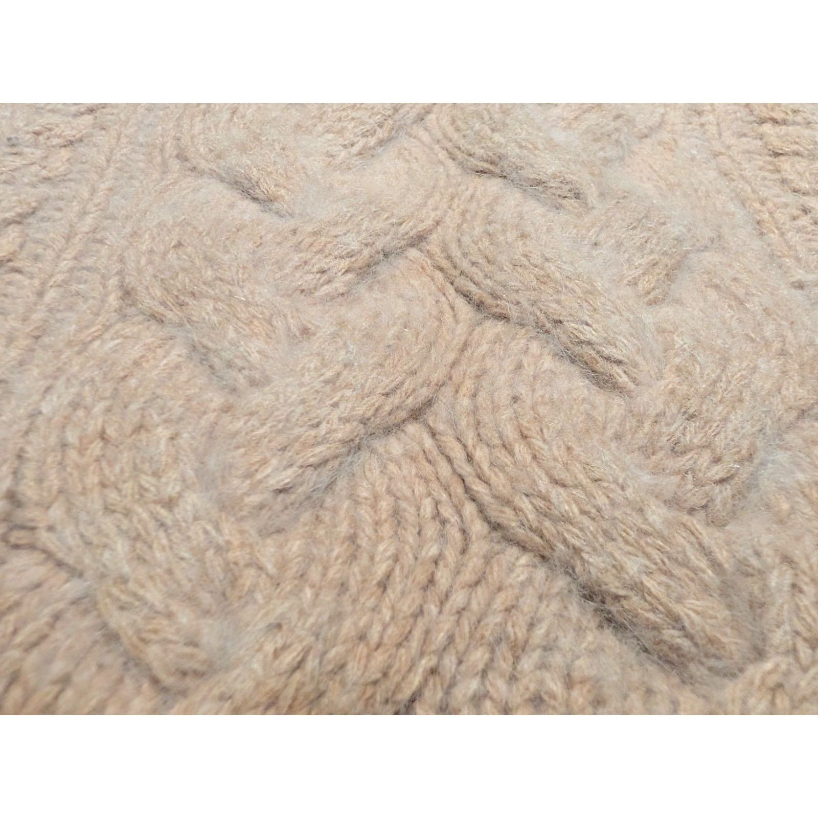 J.Crew J Crew Cable Knit Hand knit Sweater Womens L Lambs Wool Rabbit Hair Supersoft Size L / US 10 / IT 46 - 7 Thumbnail